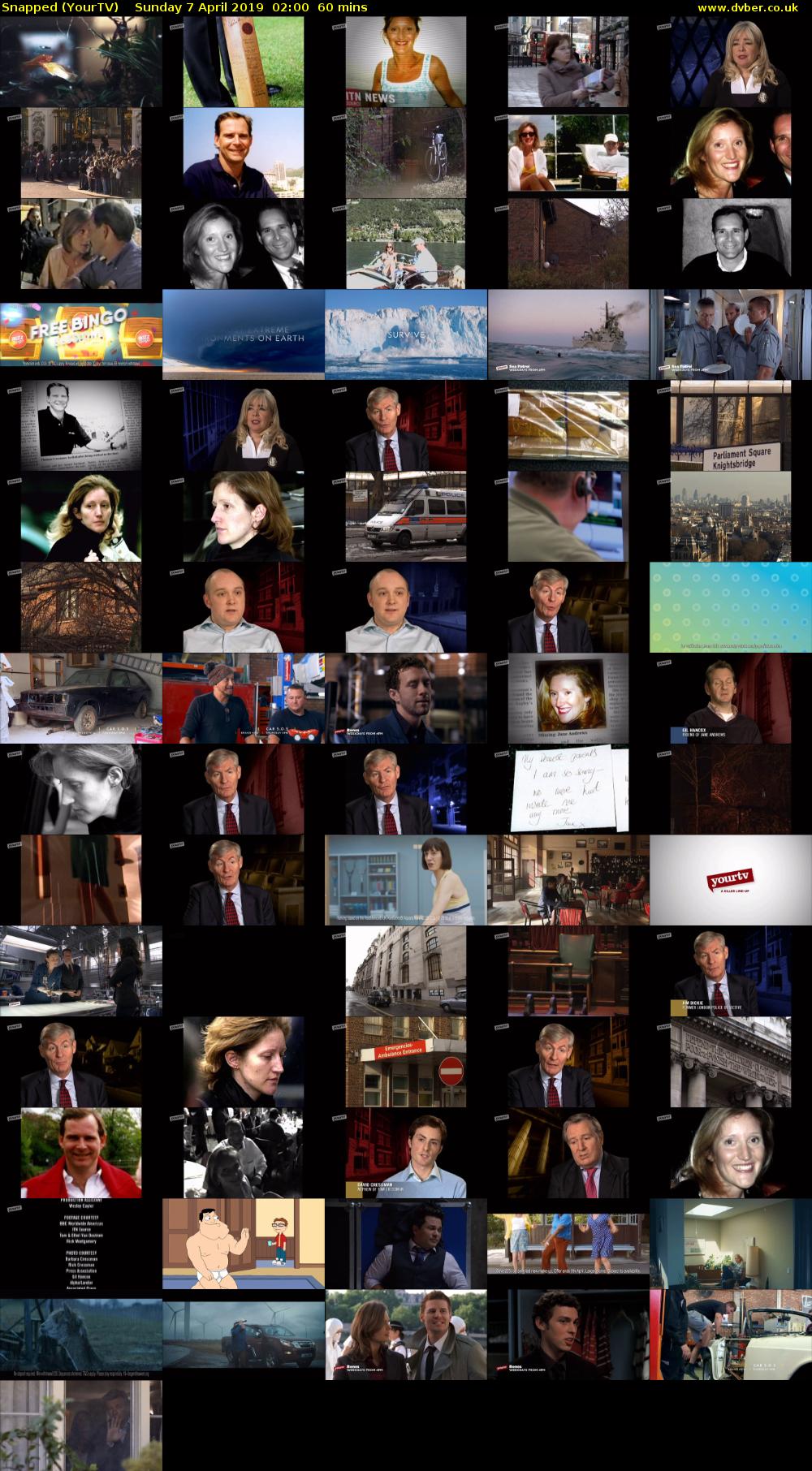 Snapped (YourTV) Sunday 7 April 2019 02:00 - 03:00