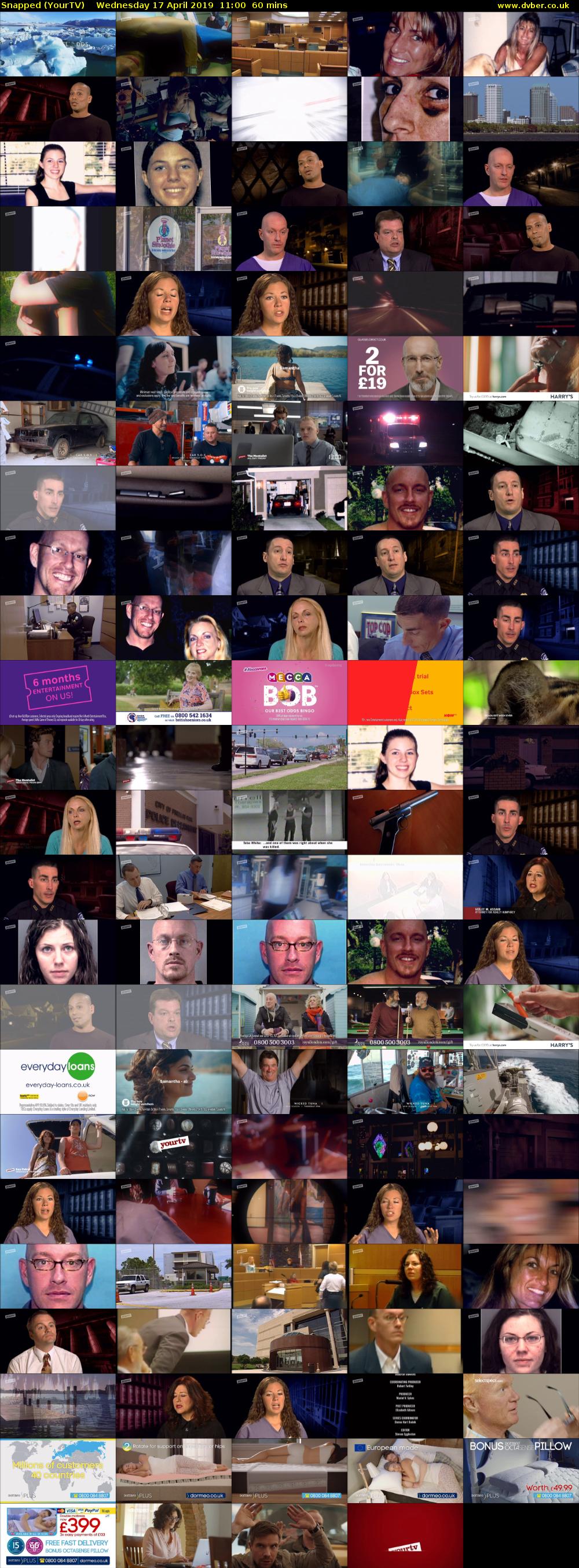 Snapped (YourTV) Wednesday 17 April 2019 11:00 - 12:00