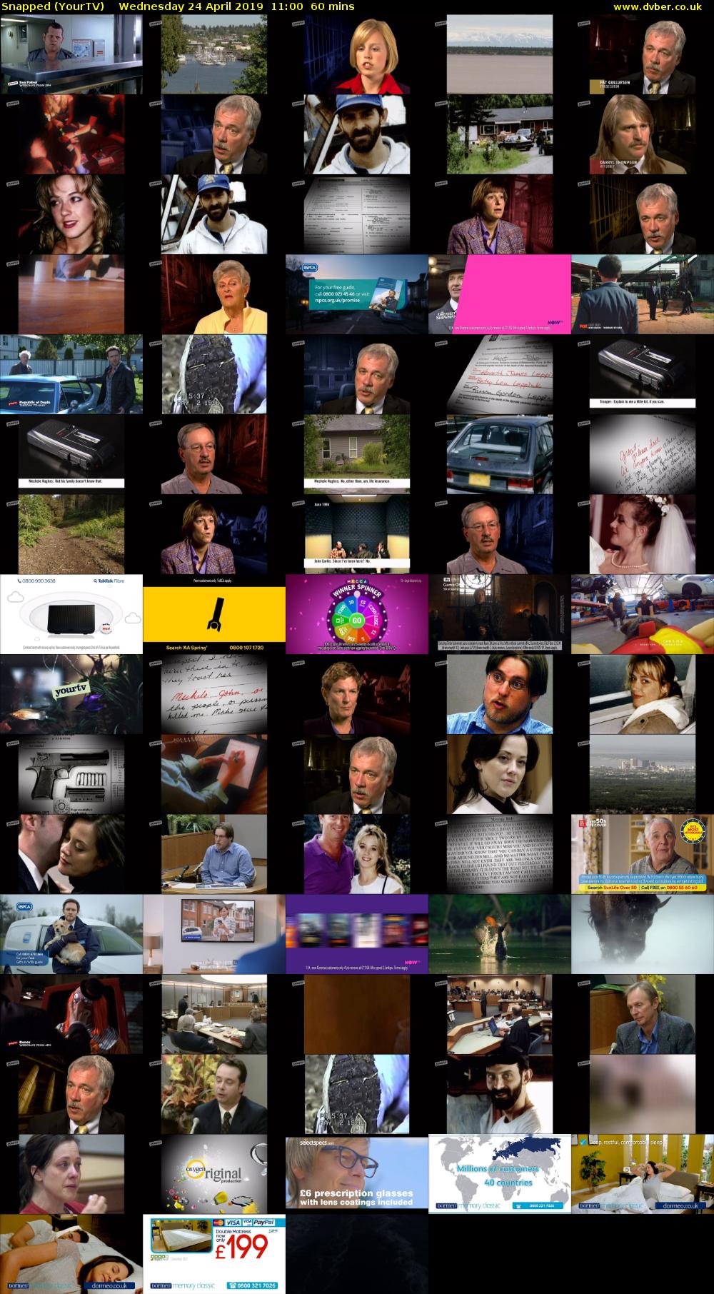 Snapped (YourTV) Wednesday 24 April 2019 11:00 - 12:00