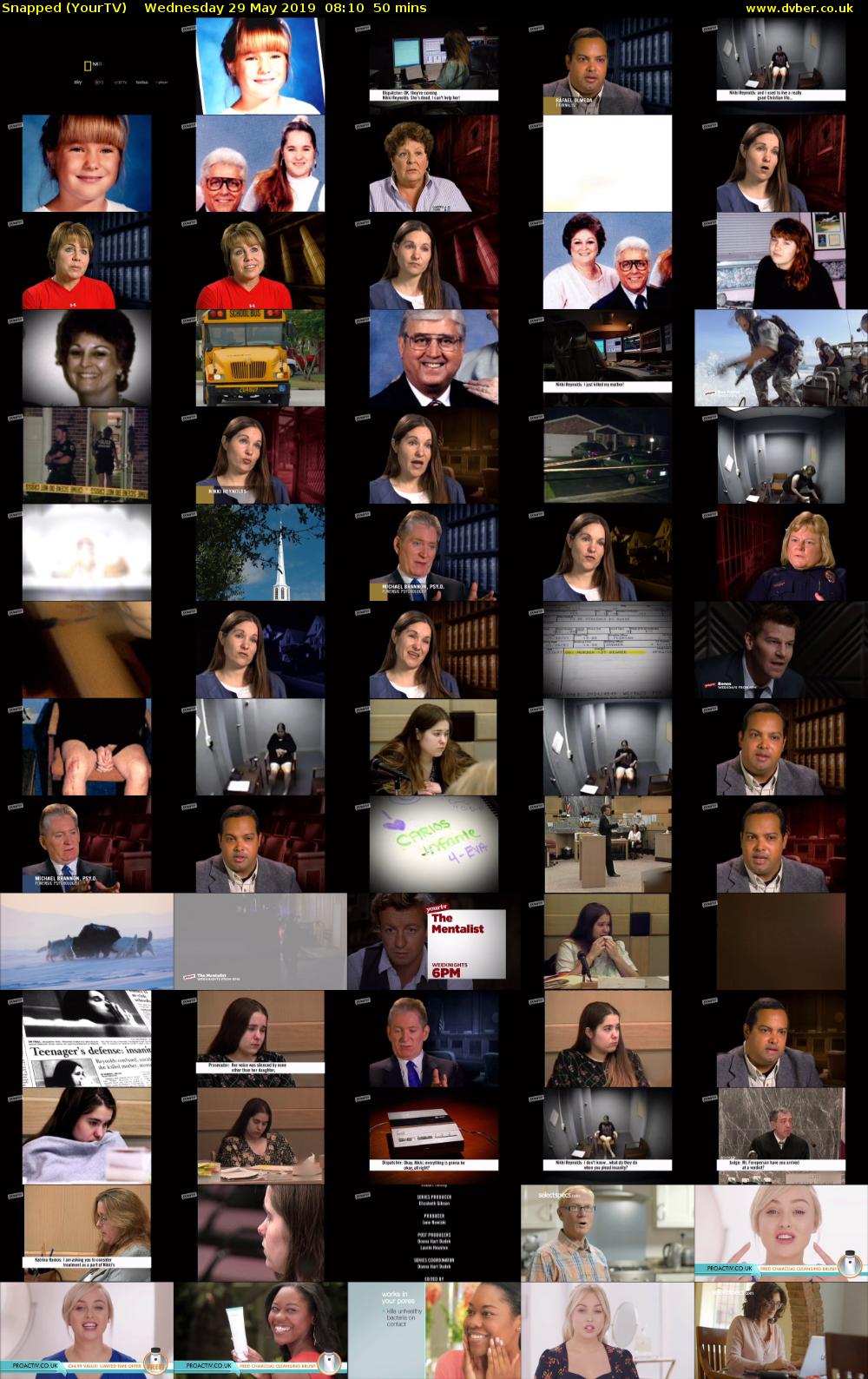 Snapped (YourTV) Wednesday 29 May 2019 08:10 - 09:00