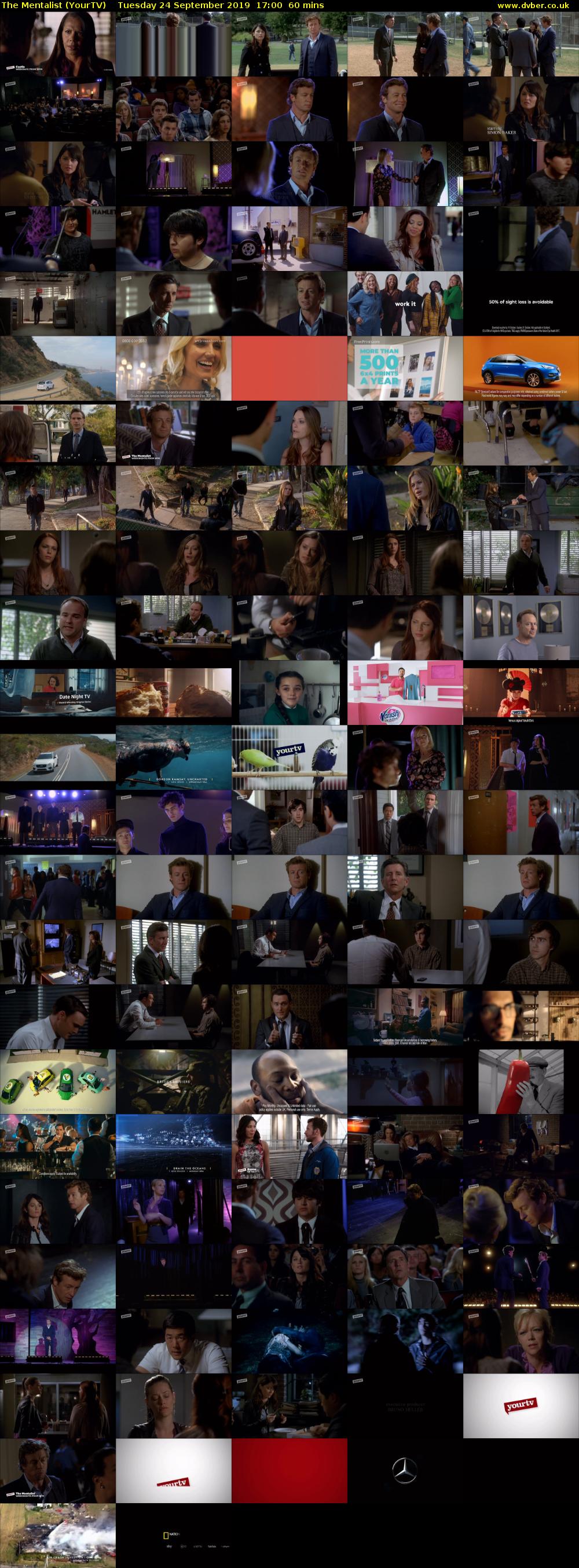 The Mentalist (YourTV) Tuesday 24 September 2019 17:00 - 18:00