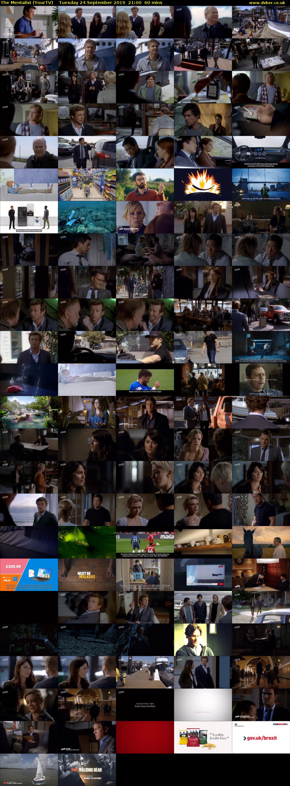The Mentalist (YourTV) Tuesday 24 September 2019 21:00 - 22:00