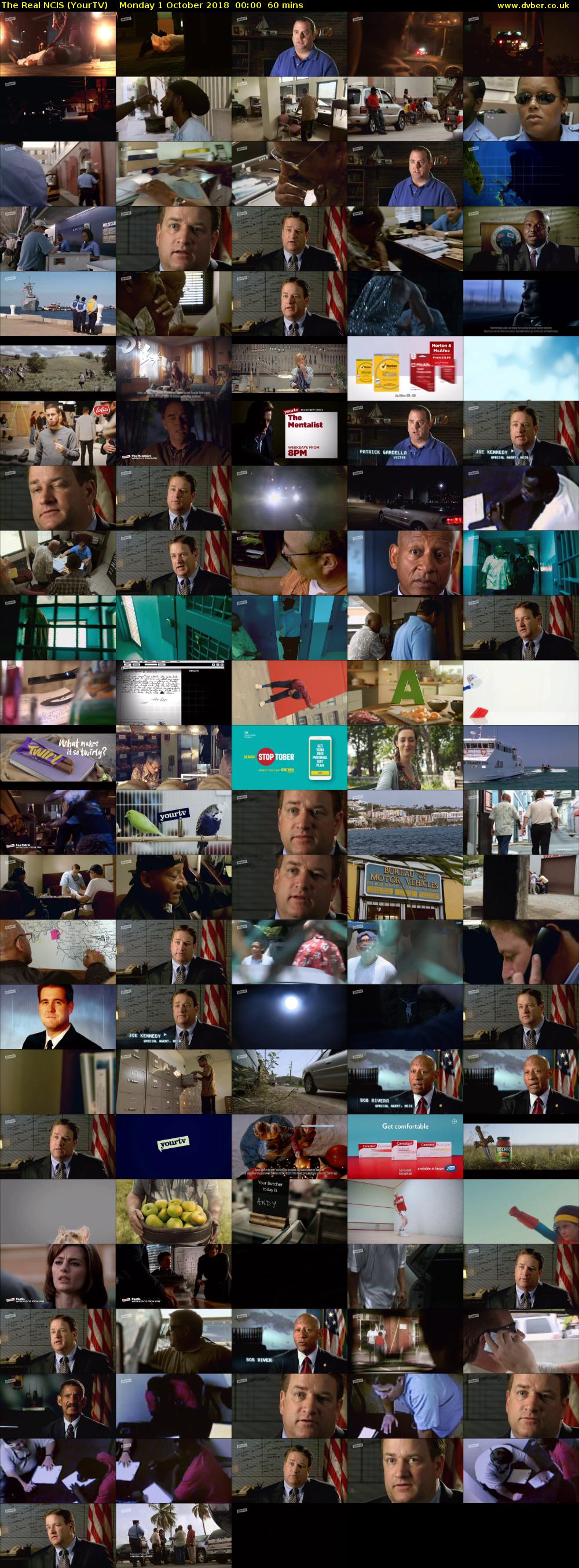 The Real NCIS (YourTV) Monday 1 October 2018 00:00 - 01:00