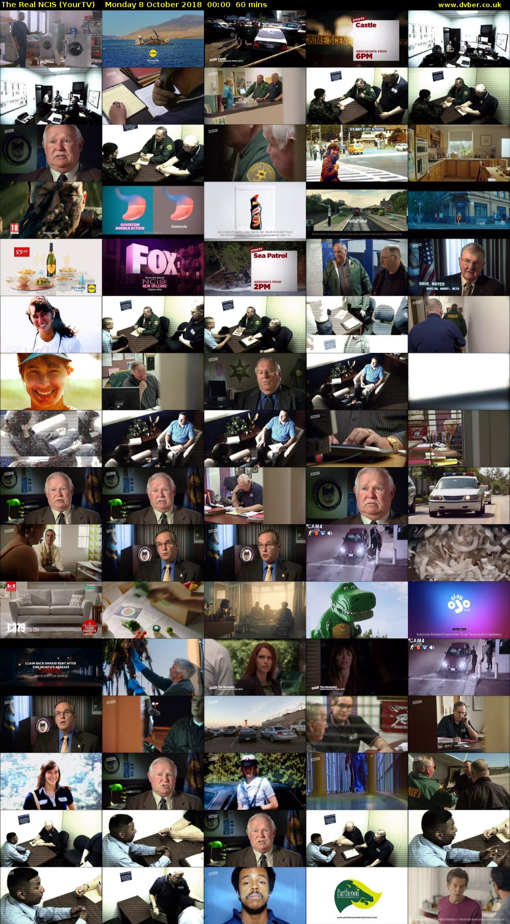 The Real NCIS (YourTV) Monday 8 October 2018 00:00 - 01:00