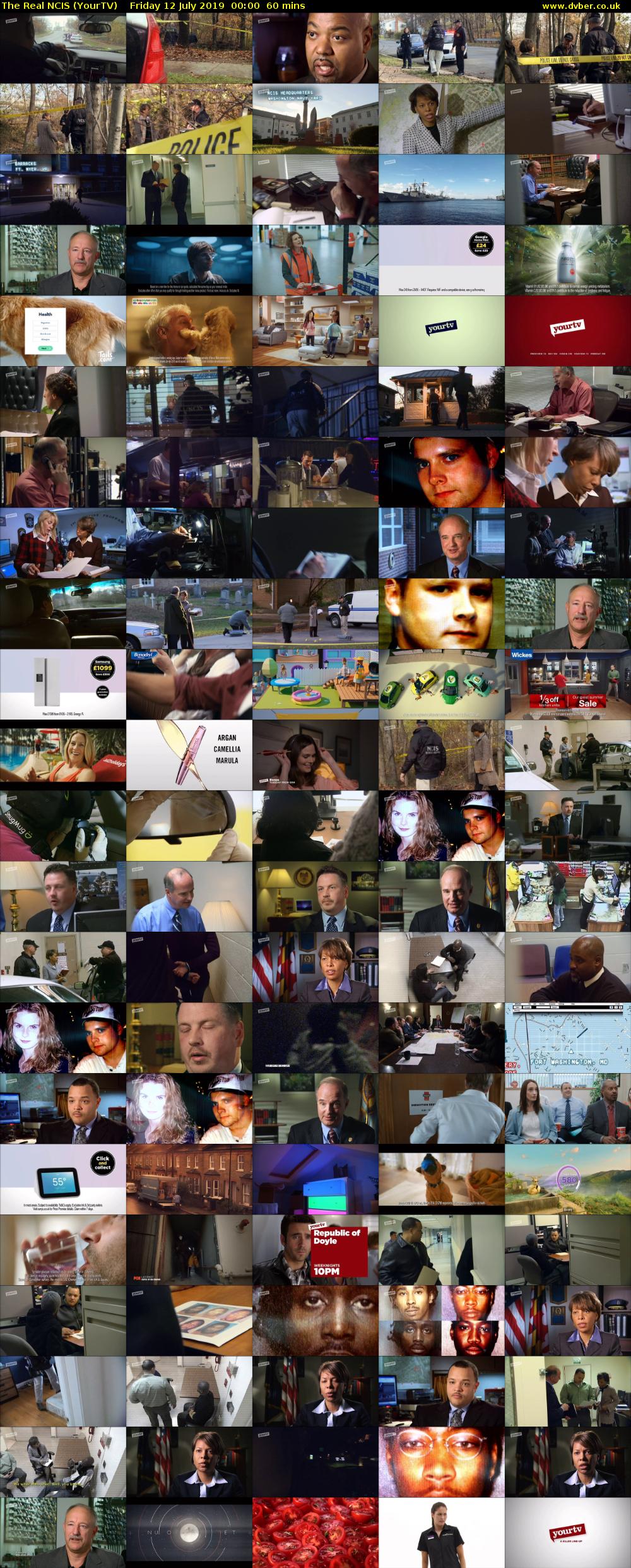 The Real NCIS (YourTV) Friday 12 July 2019 00:00 - 01:00
