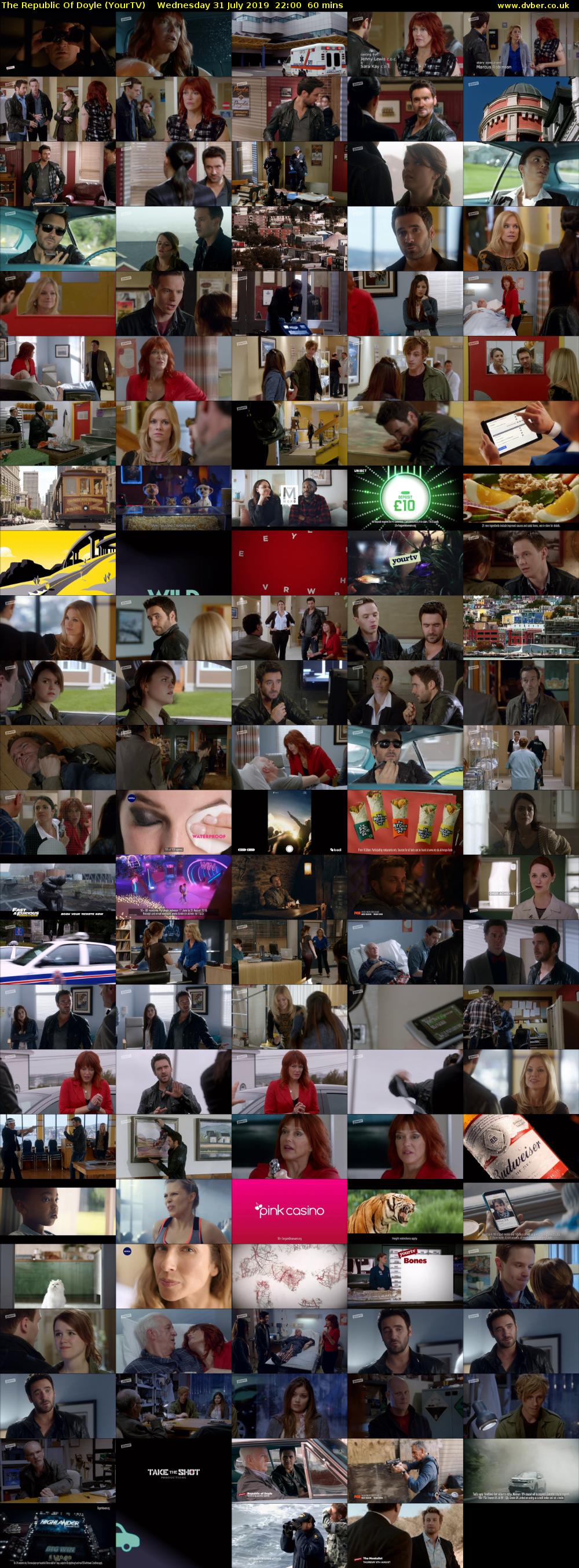 The Republic Of Doyle (YourTV) Wednesday 31 July 2019 22:00 - 23:00