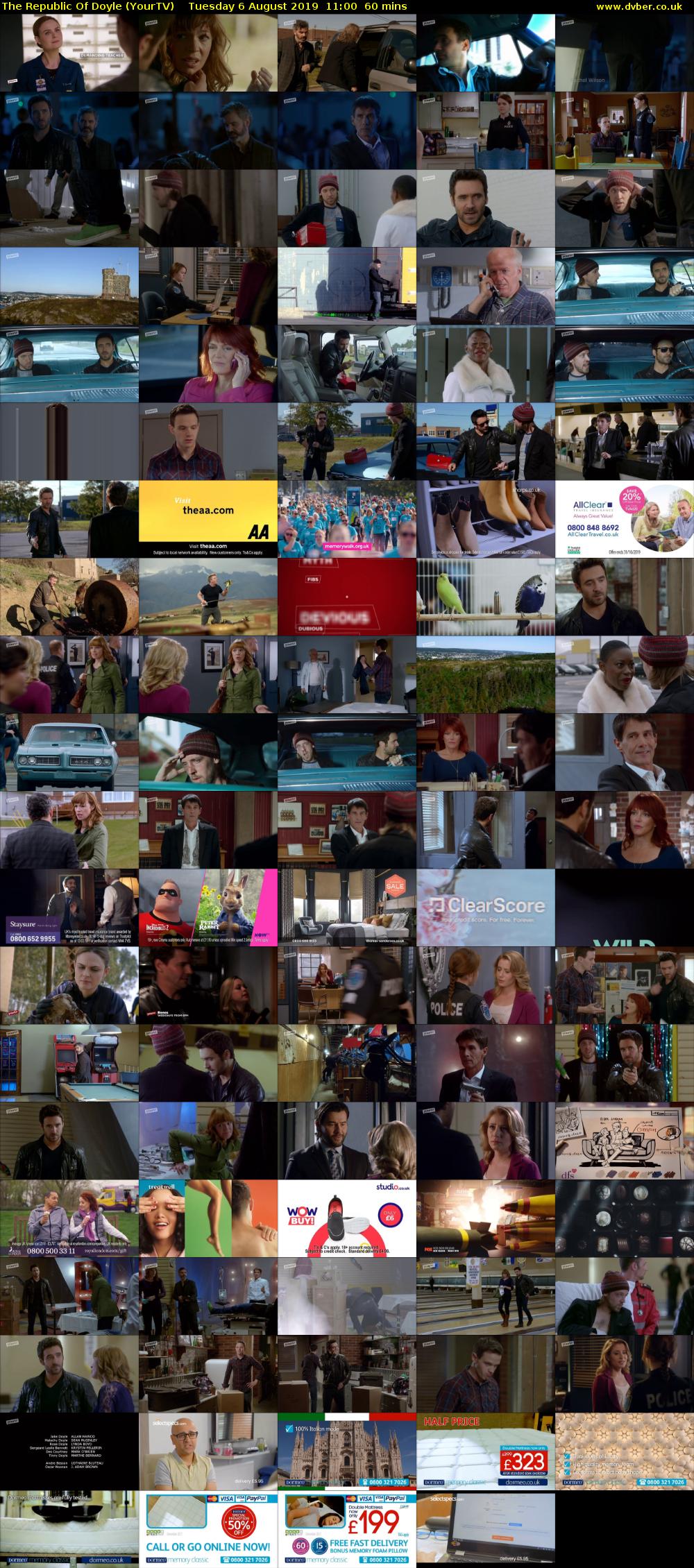 The Republic Of Doyle (YourTV) Tuesday 6 August 2019 11:00 - 12:00