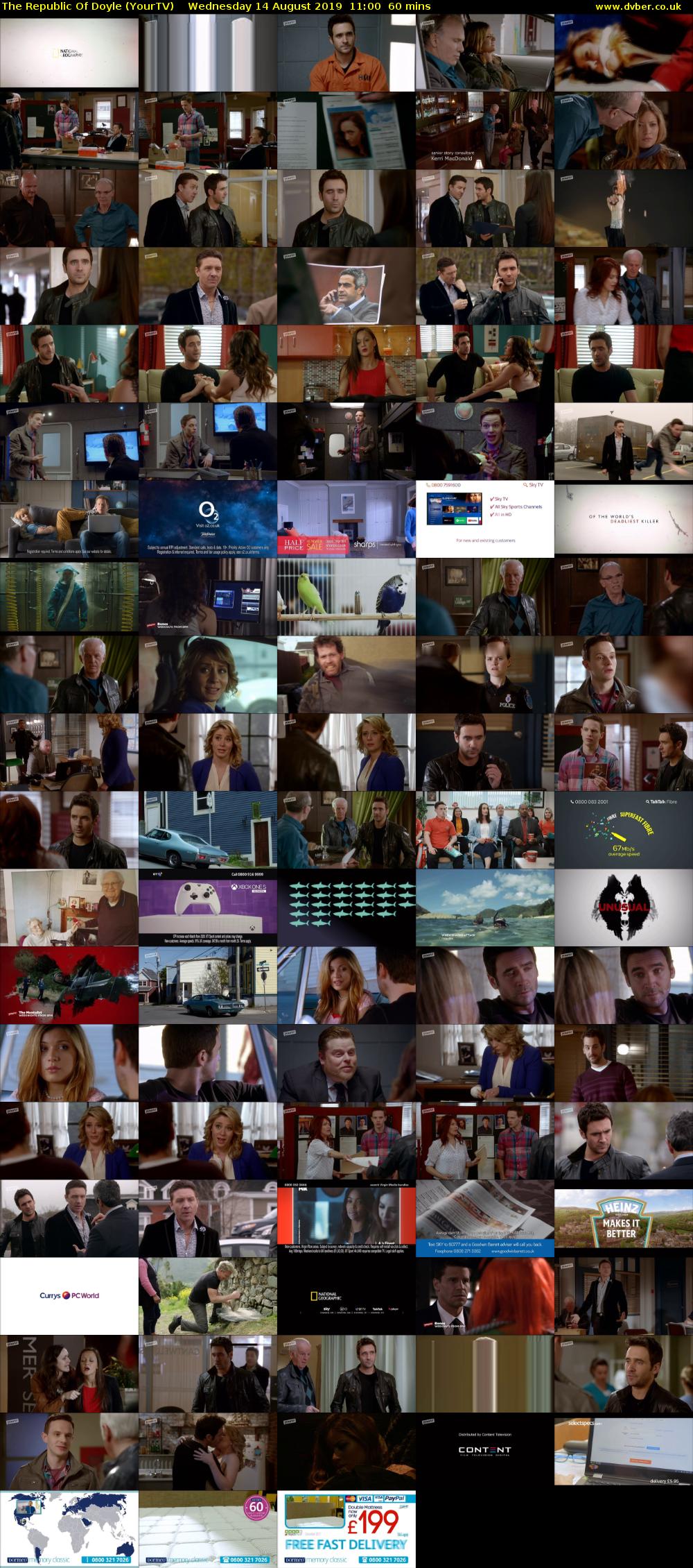 The Republic Of Doyle (YourTV) Wednesday 14 August 2019 11:00 - 12:00
