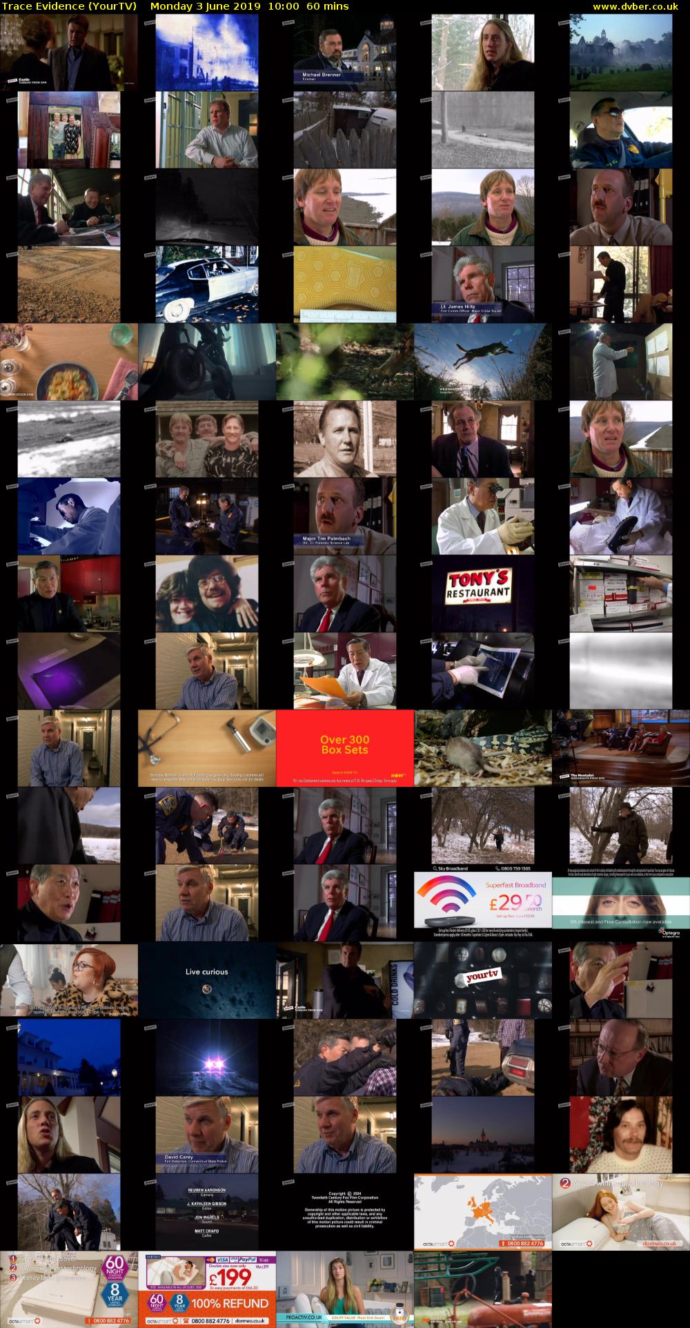 Trace Evidence (YourTV) Monday 3 June 2019 10:00 - 11:00