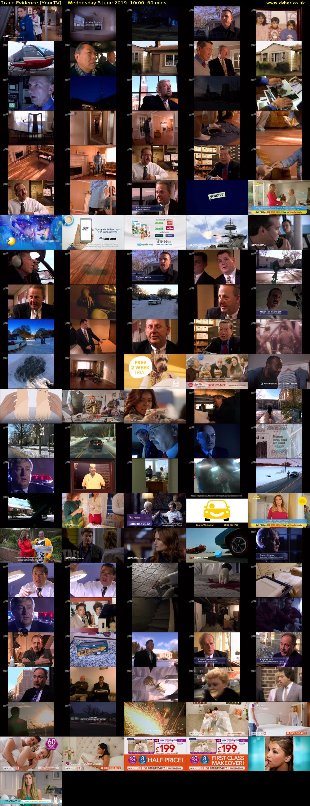 Trace Evidence (YourTV) Wednesday 5 June 2019 10:00 - 11:00