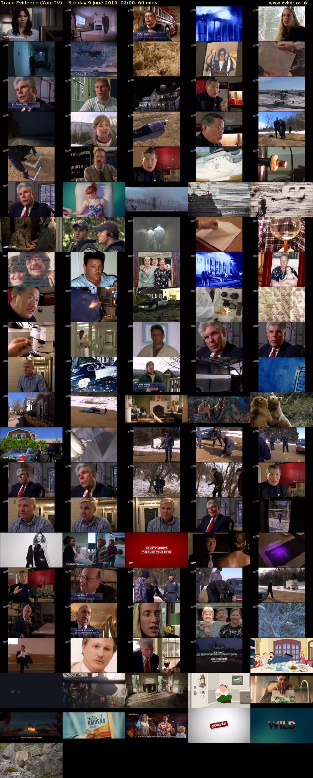 Trace Evidence (YourTV) Sunday 9 June 2019 02:00 - 03:00