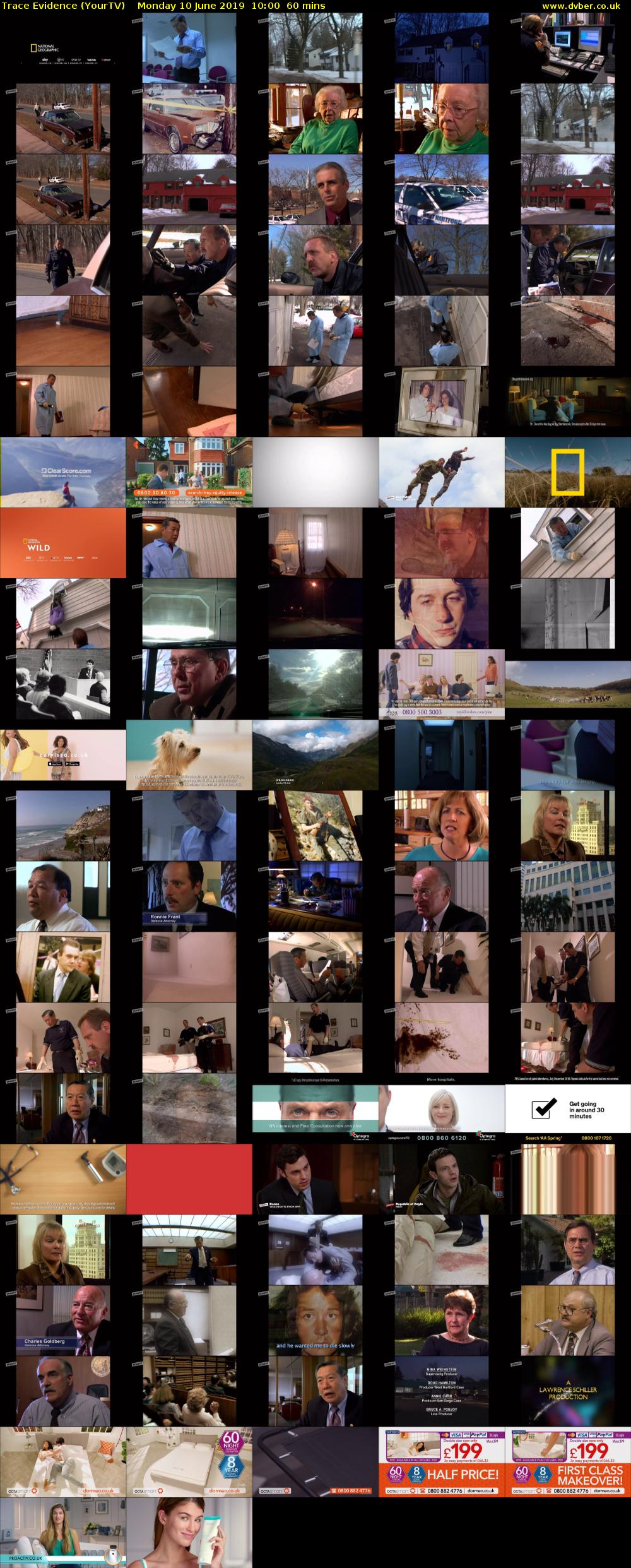 Trace Evidence (YourTV) Monday 10 June 2019 10:00 - 11:00
