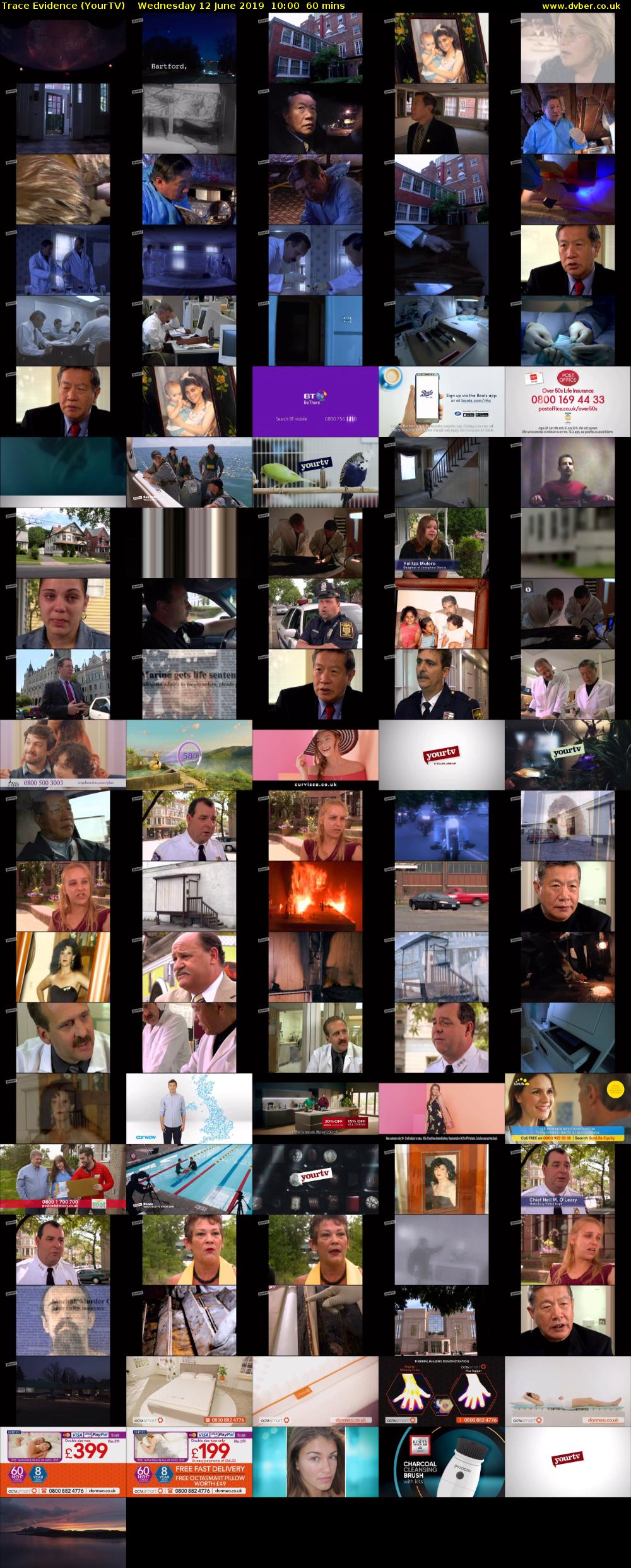 Trace Evidence (YourTV) Wednesday 12 June 2019 10:00 - 11:00