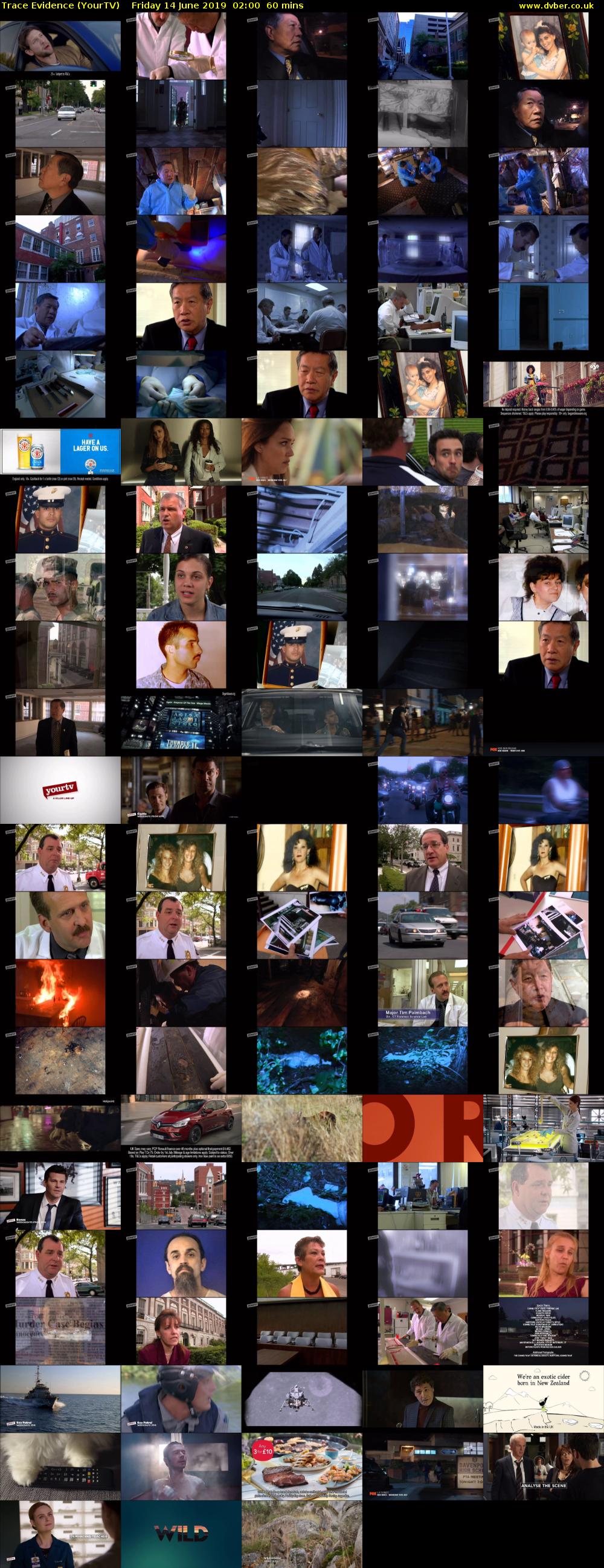 Trace Evidence (YourTV) Friday 14 June 2019 02:00 - 03:00