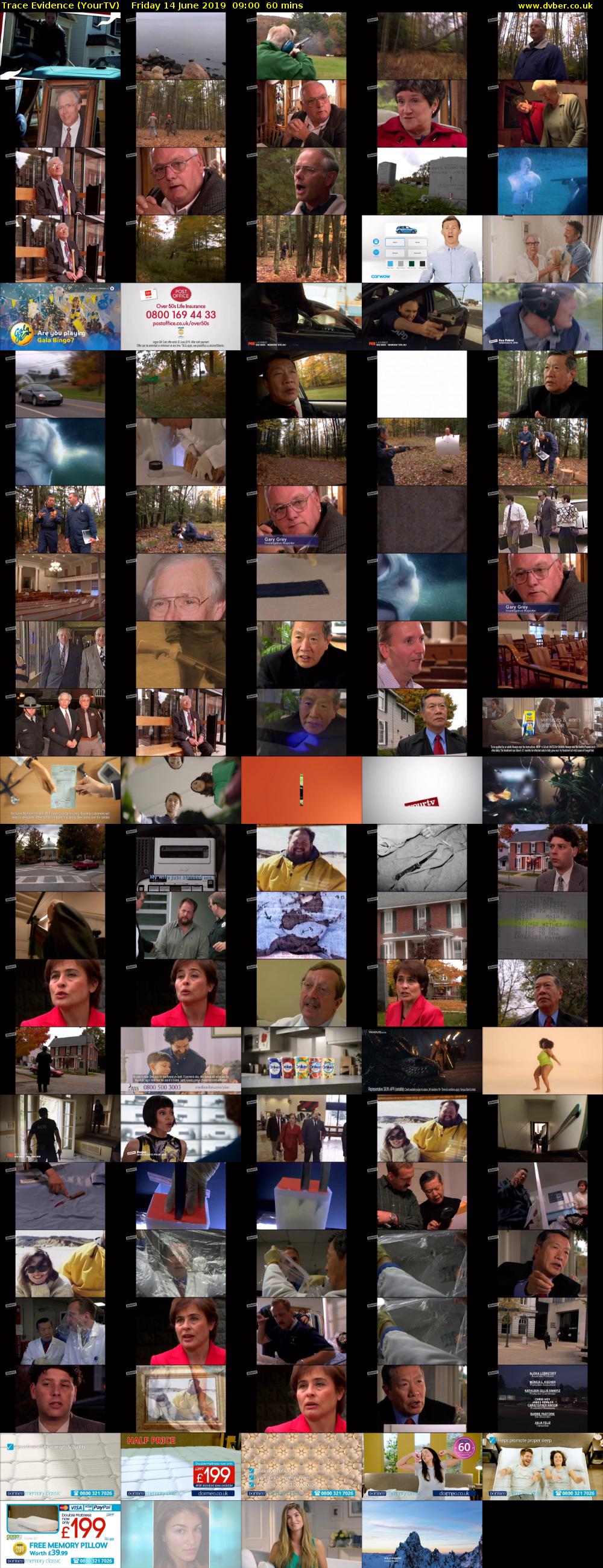 Trace Evidence (YourTV) Friday 14 June 2019 09:00 - 10:00