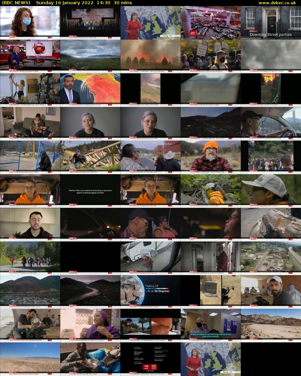BBC NEWS (BBC NEWS) Sunday 16 January 2022 14:30 - 15:00