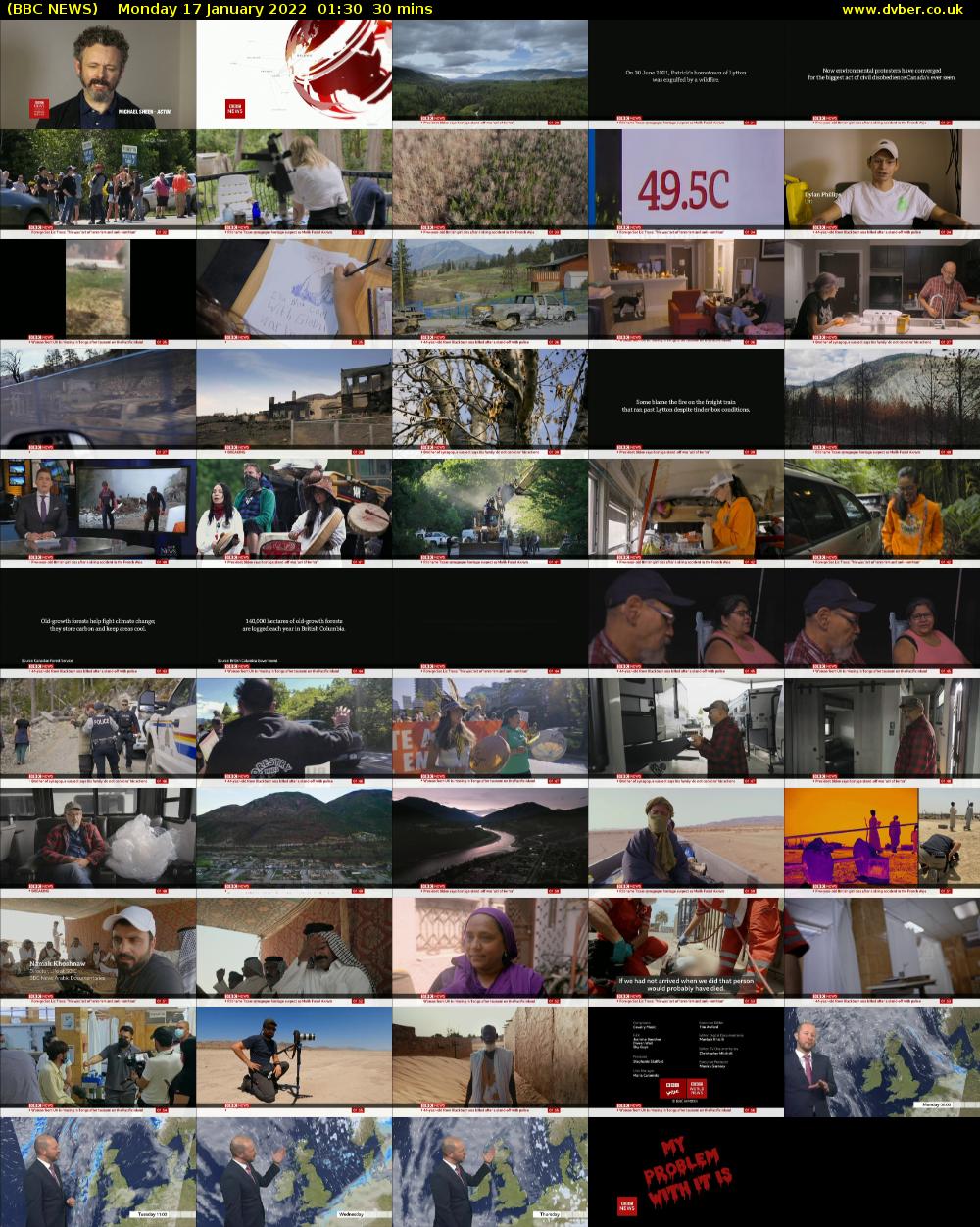 BBC NEWS (BBC NEWS) Monday 17 January 2022 01:30 - 02:00