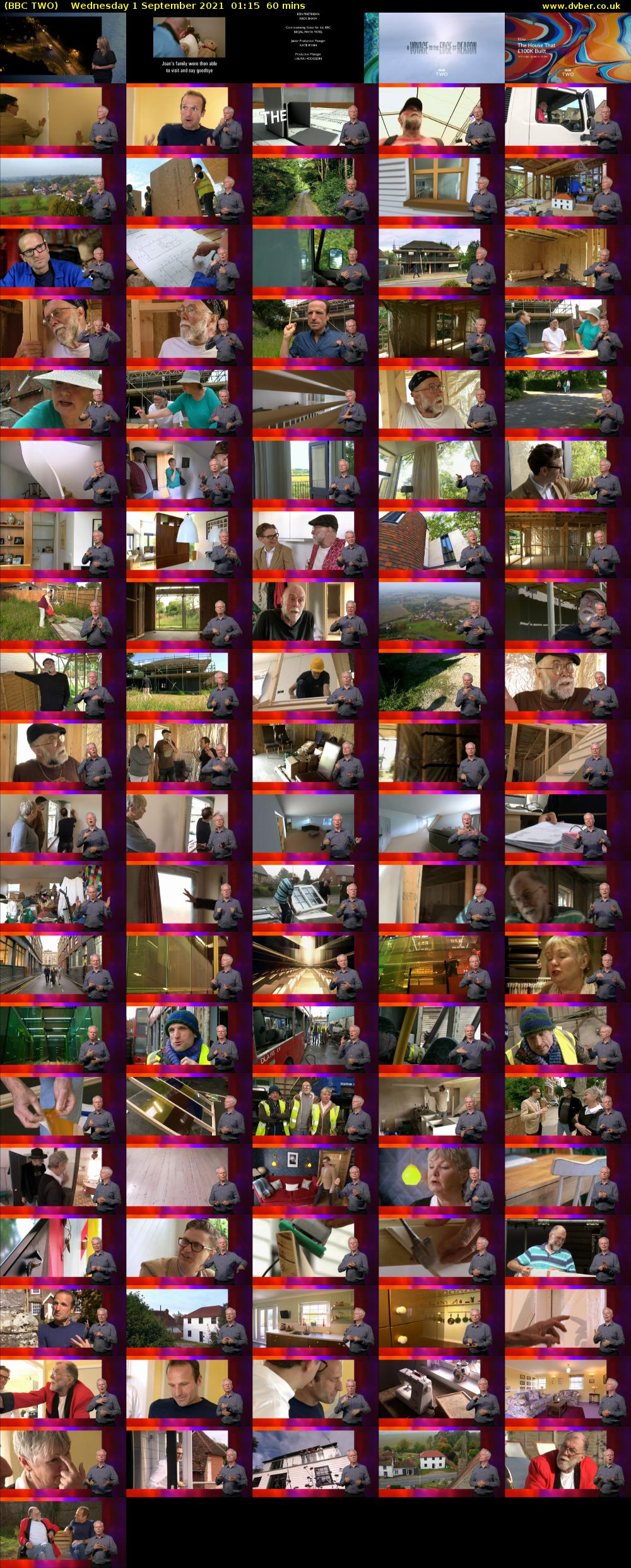 BBC TWO (BBC TWO) Wednesday 1 September 2021 01:15 - 02:15