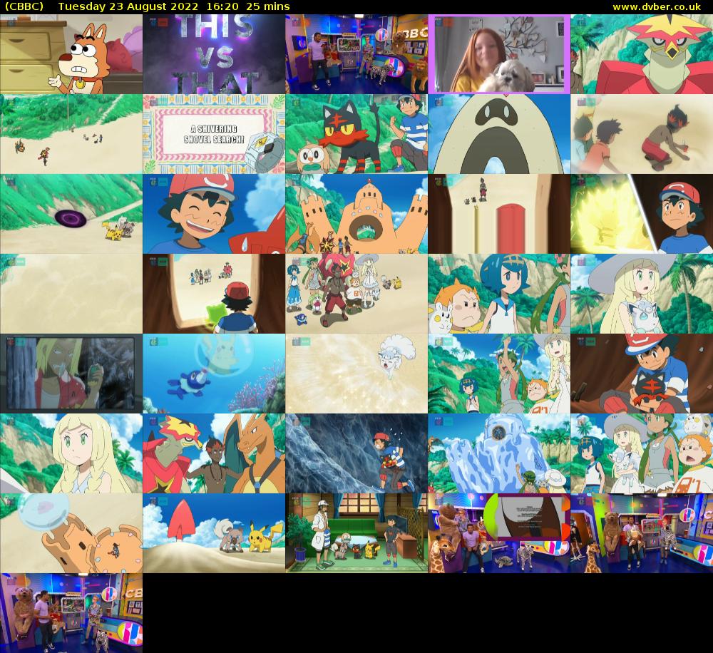 CBBC (CBBC) Tuesday 23 August 2022 16:20 - 16:45