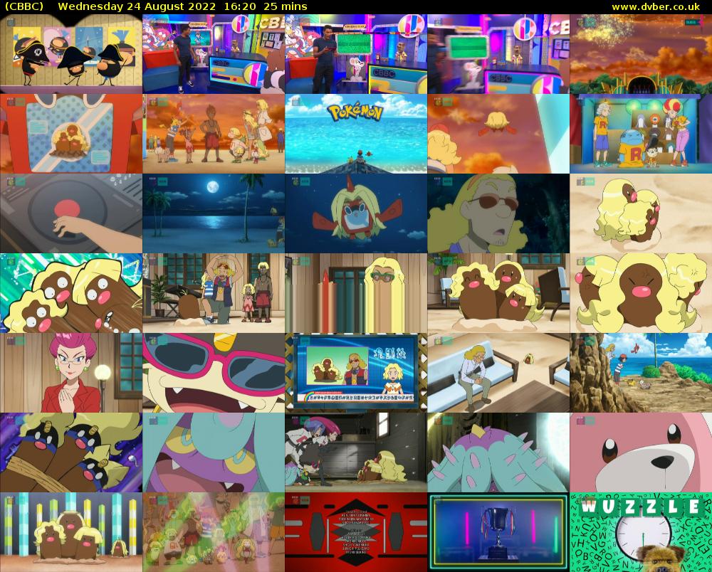 CBBC (CBBC) Wednesday 24 August 2022 16:20 - 16:45