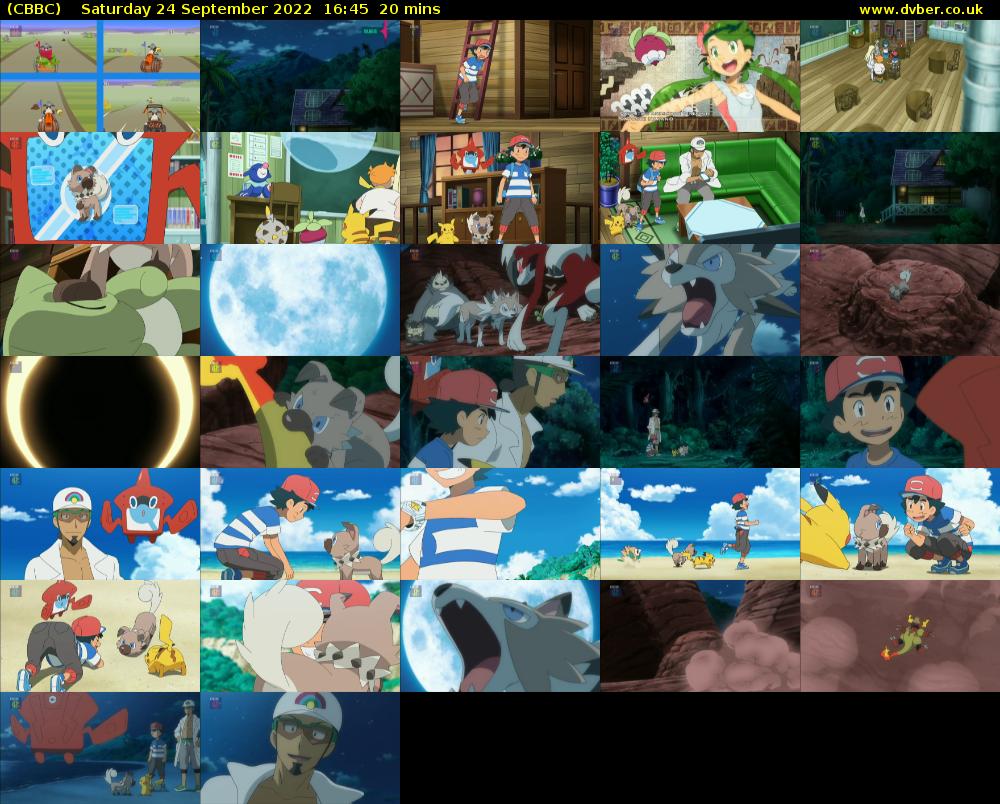 CBBC (CBBC) Saturday 24 September 2022 16:45 - 17:05