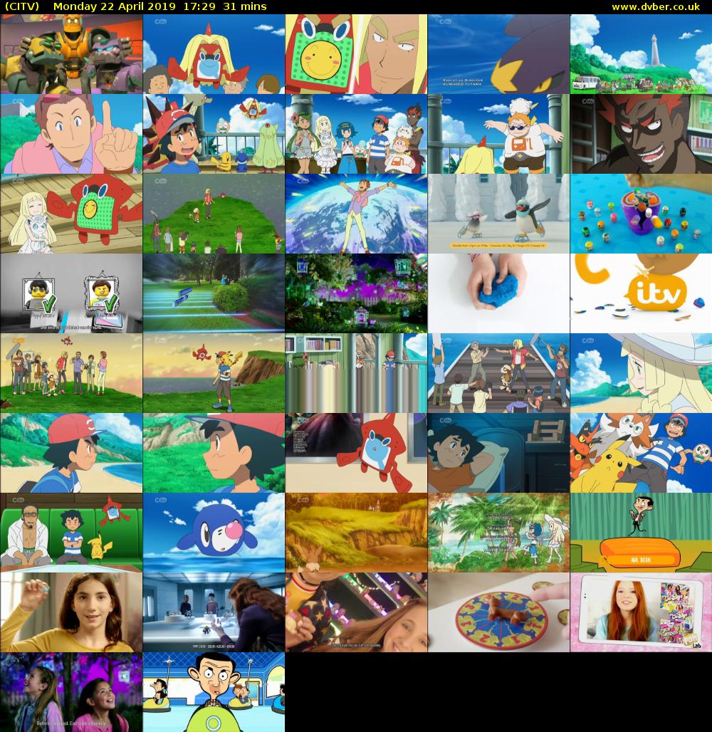 CITV (CITV) Monday 22 April 2019 17:29 - 18:00