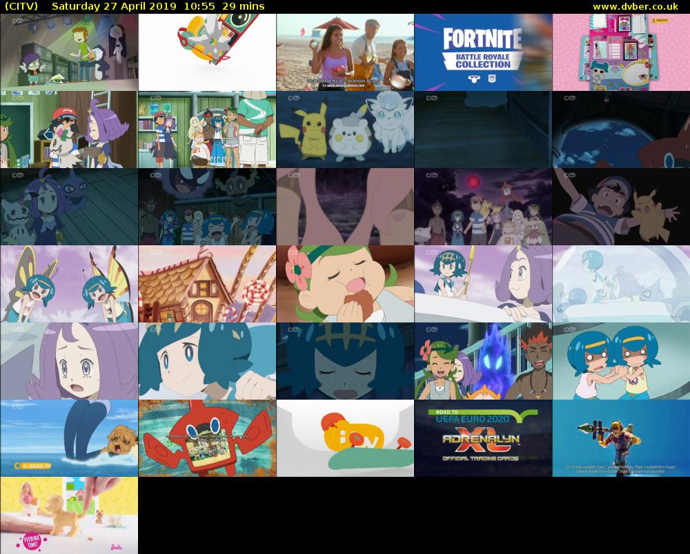 CITV (CITV) Saturday 27 April 2019 10:55 - 11:24
