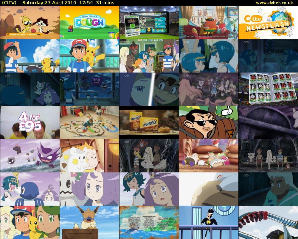 CITV (CITV) Saturday 27 April 2019 17:54 - 18:25