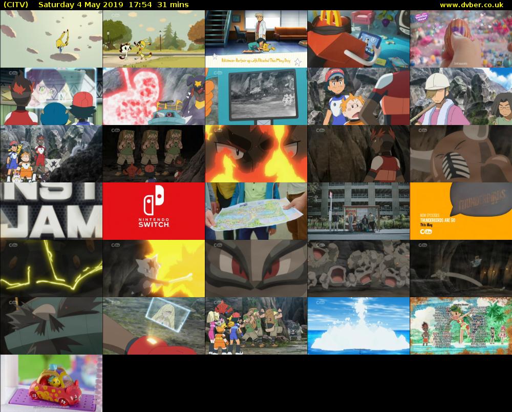 CITV (CITV) Saturday 4 May 2019 17:54 - 18:25