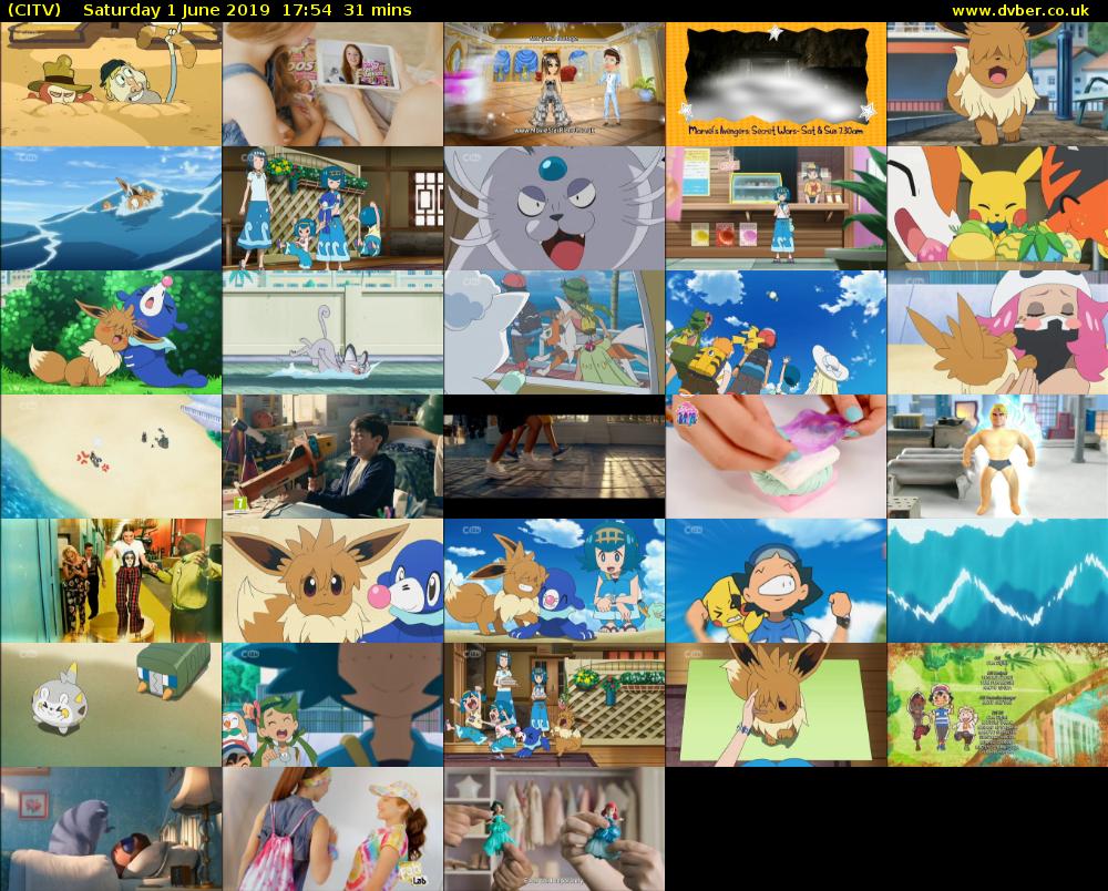 CITV (CITV) Saturday 1 June 2019 17:54 - 18:25