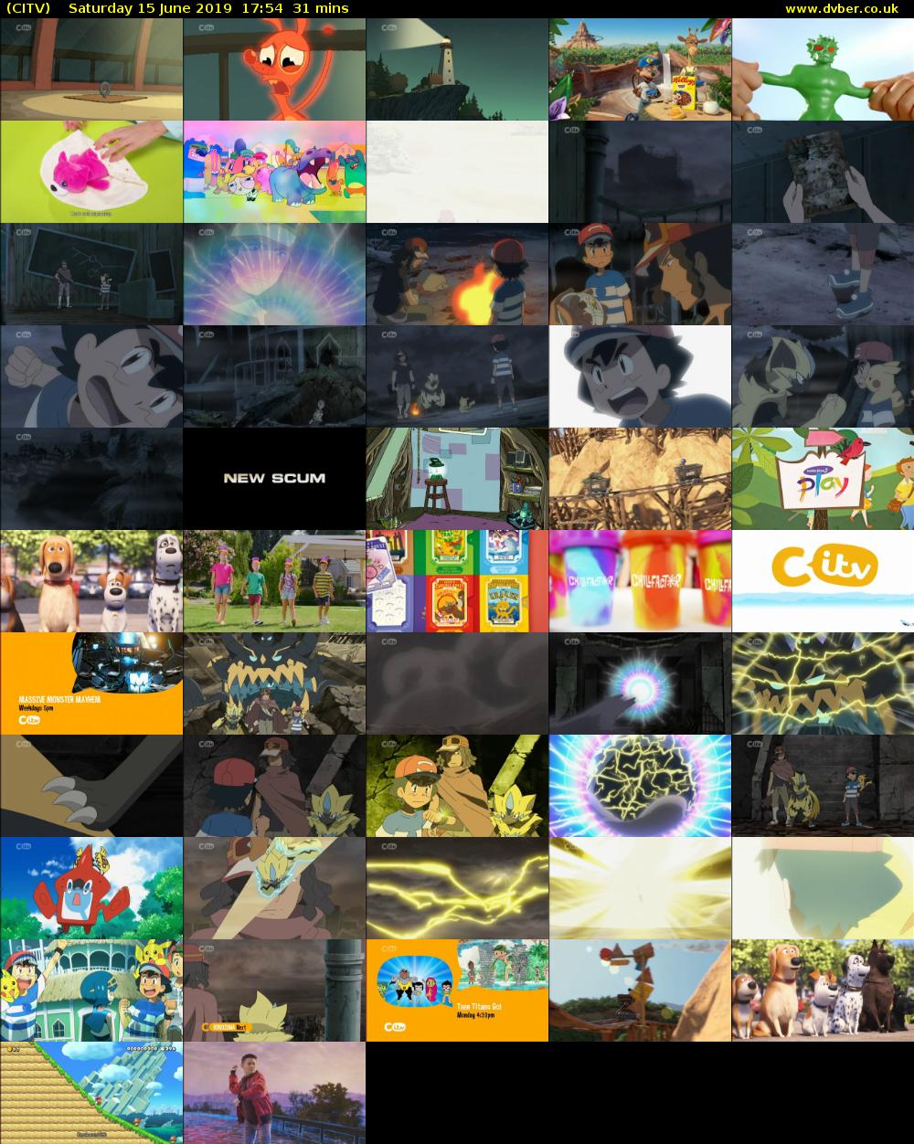 CITV (CITV) Saturday 15 June 2019 17:54 - 18:25