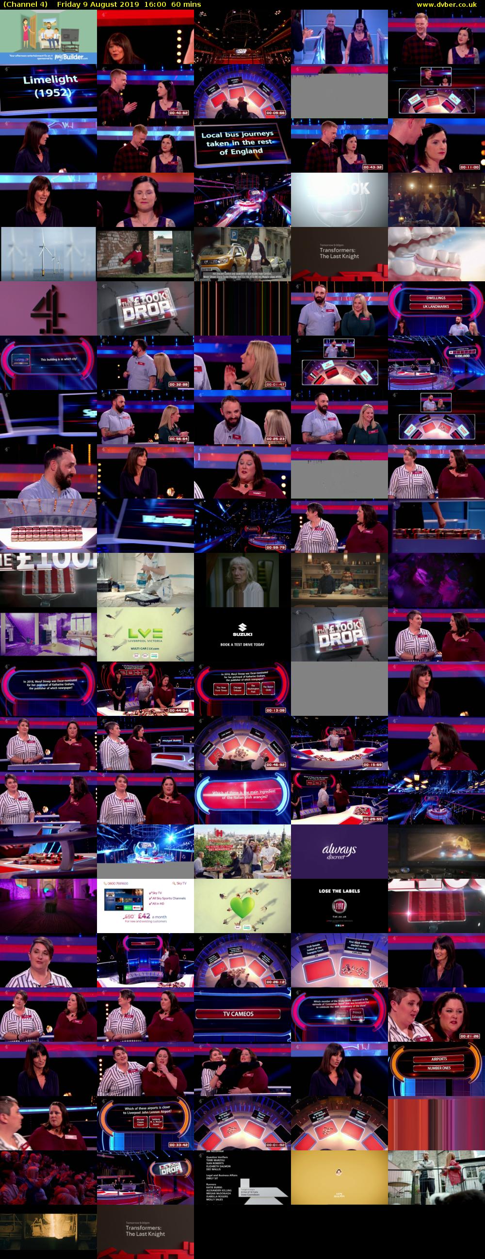 Channel 4 HD (Channel 4) Friday 9 August 2019 16:00 - 17:00