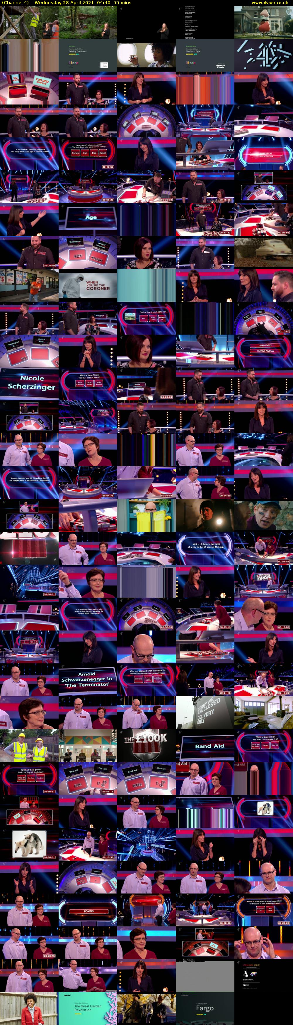 Channel 4 HD (Channel 4) Wednesday 28 April 2021 04:40 - 05:35