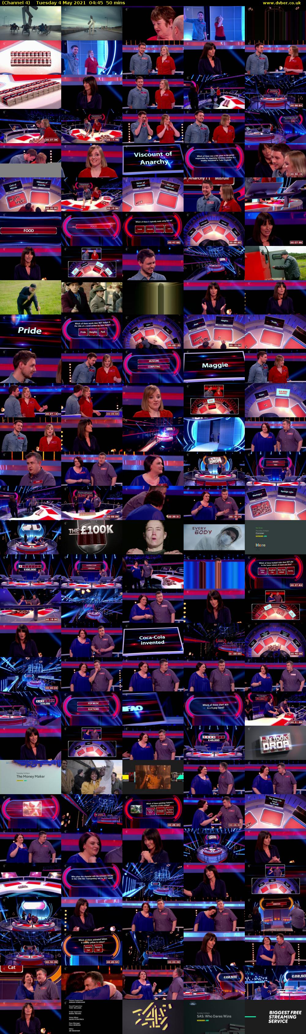 Channel 4 HD (Channel 4) Tuesday 4 May 2021 04:45 - 05:35