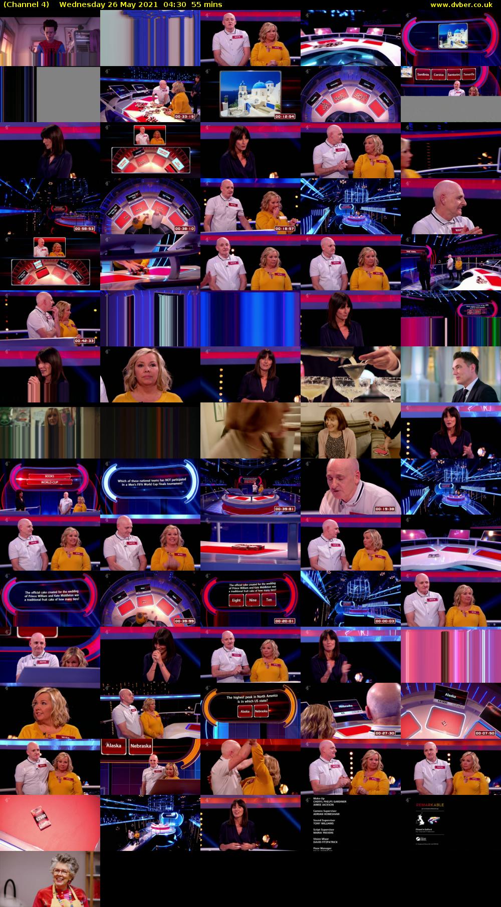 Channel 4 HD (Channel 4) Wednesday 26 May 2021 04:30 - 05:25