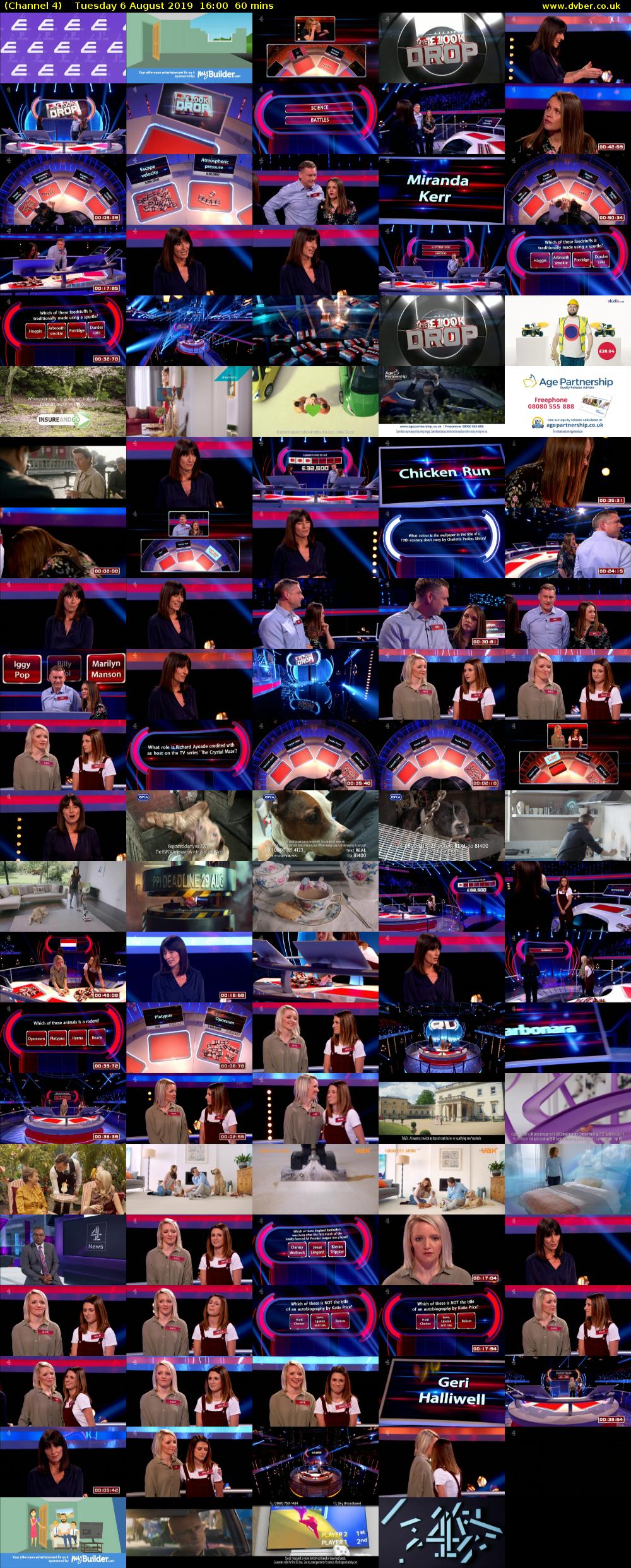 Channel 4 (Channel 4) Tuesday 6 August 2019 16:00 - 17:00