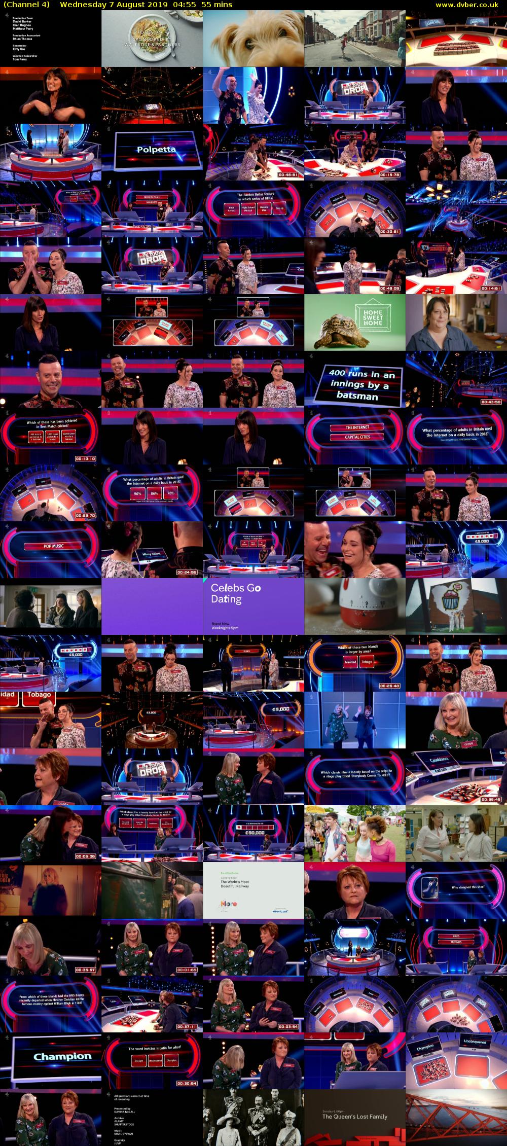 Channel 4 (Channel 4) Wednesday 7 August 2019 04:55 - 05:50