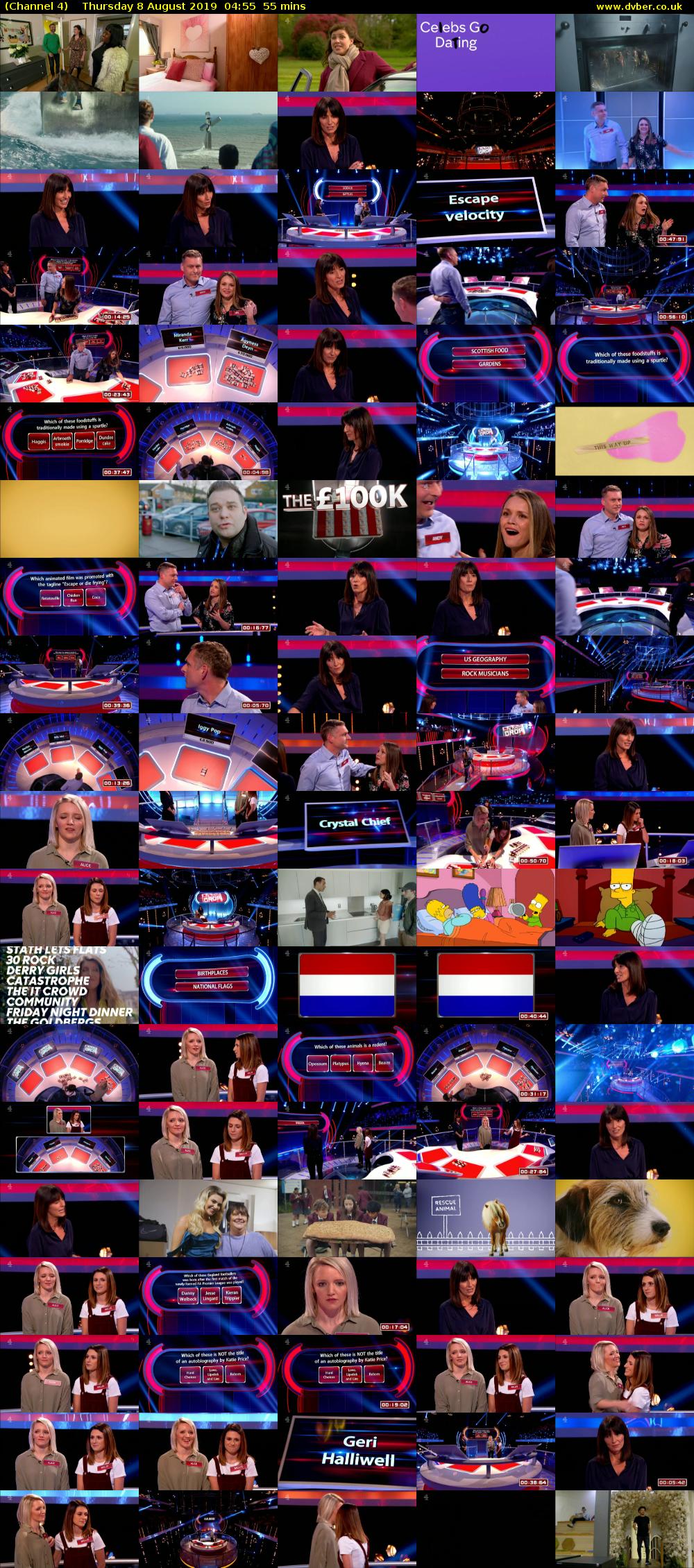 Channel 4 (Channel 4) Thursday 8 August 2019 04:55 - 05:50