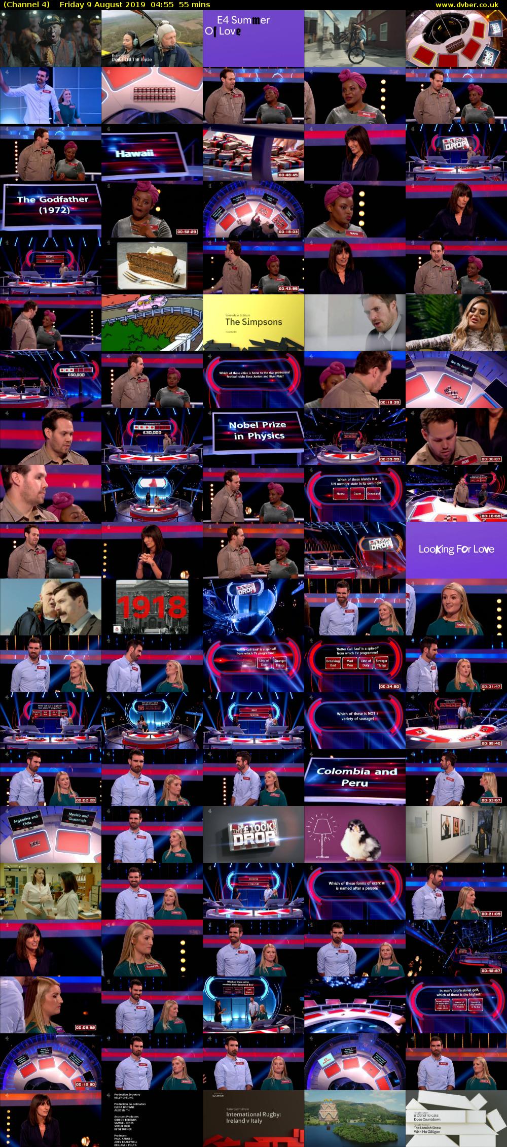 Channel 4 (Channel 4) Friday 9 August 2019 04:55 - 05:50