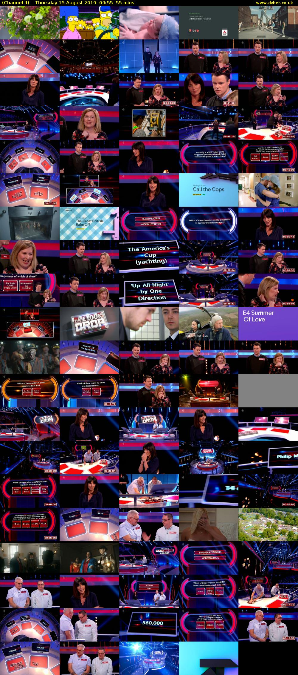 Channel 4 (Channel 4) Thursday 15 August 2019 04:55 - 05:50