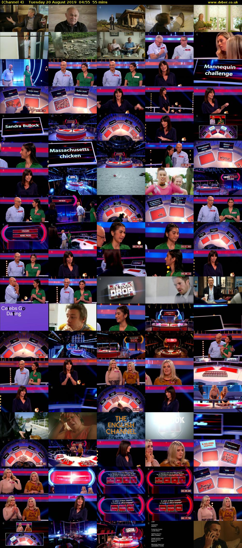 Channel 4 (Channel 4) Tuesday 20 August 2019 04:55 - 05:50
