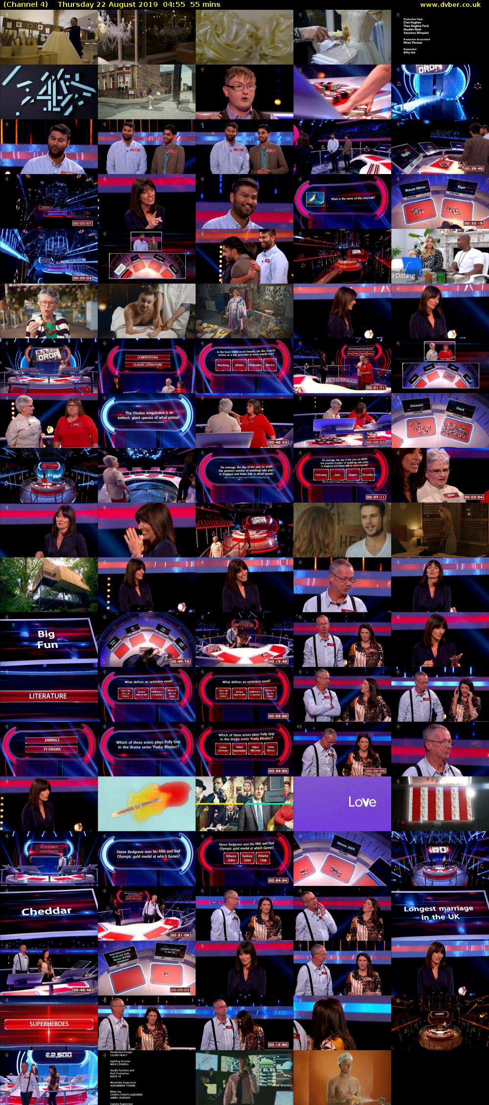 Channel 4 (Channel 4) Thursday 22 August 2019 04:55 - 05:50