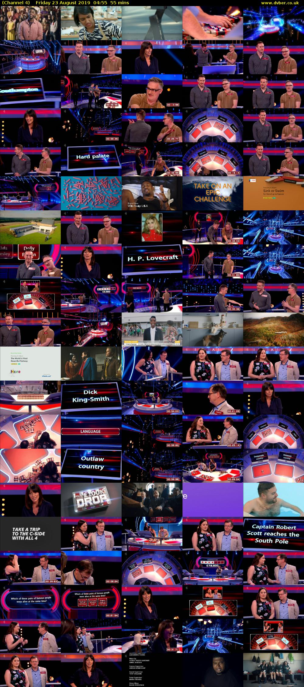 Channel 4 (Channel 4) Friday 23 August 2019 04:55 - 05:50