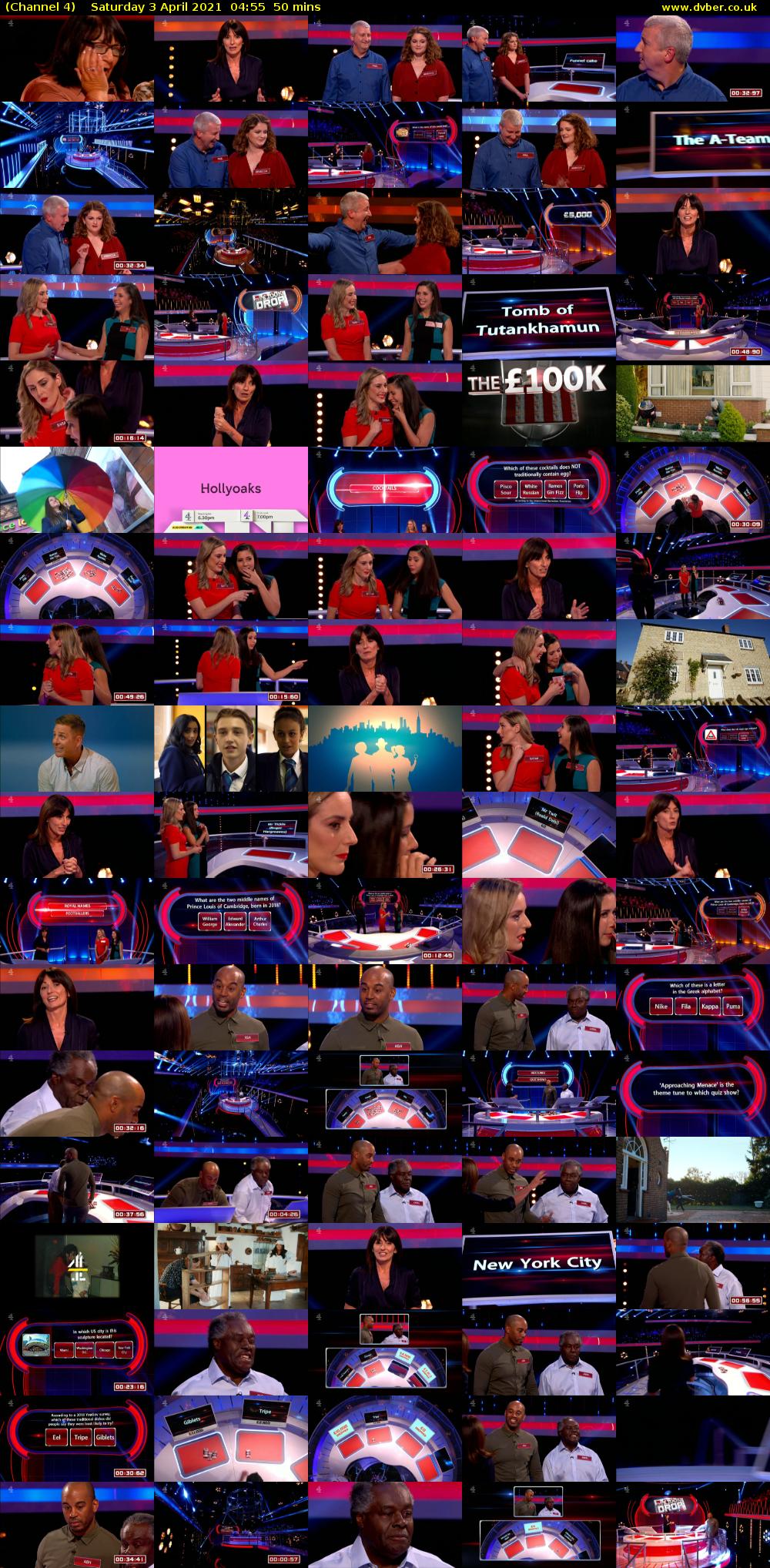 Channel 4 (Channel 4) Saturday 3 April 2021 04:55 - 05:45