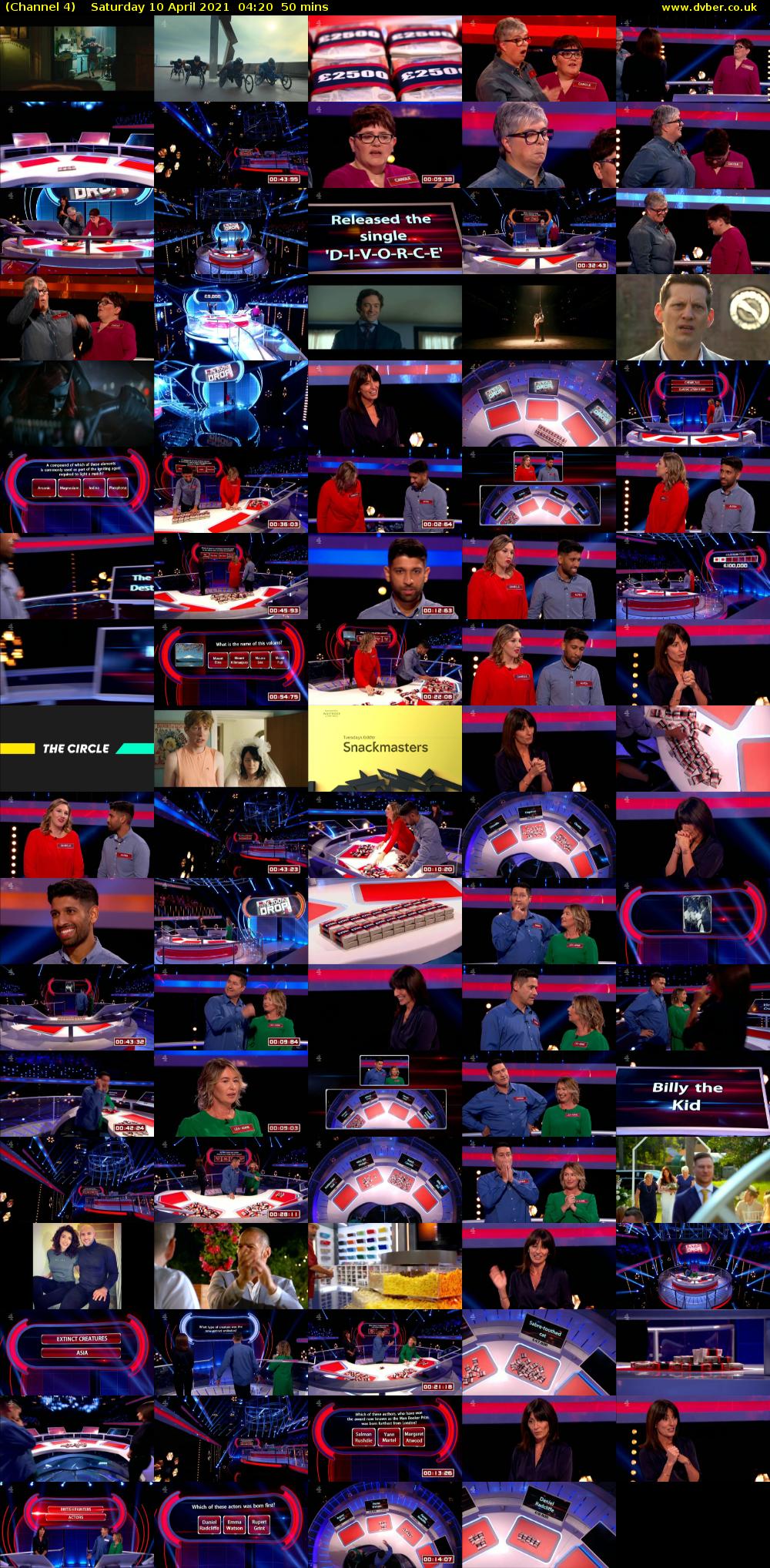 Channel 4 (Channel 4) Saturday 10 April 2021 04:20 - 05:10