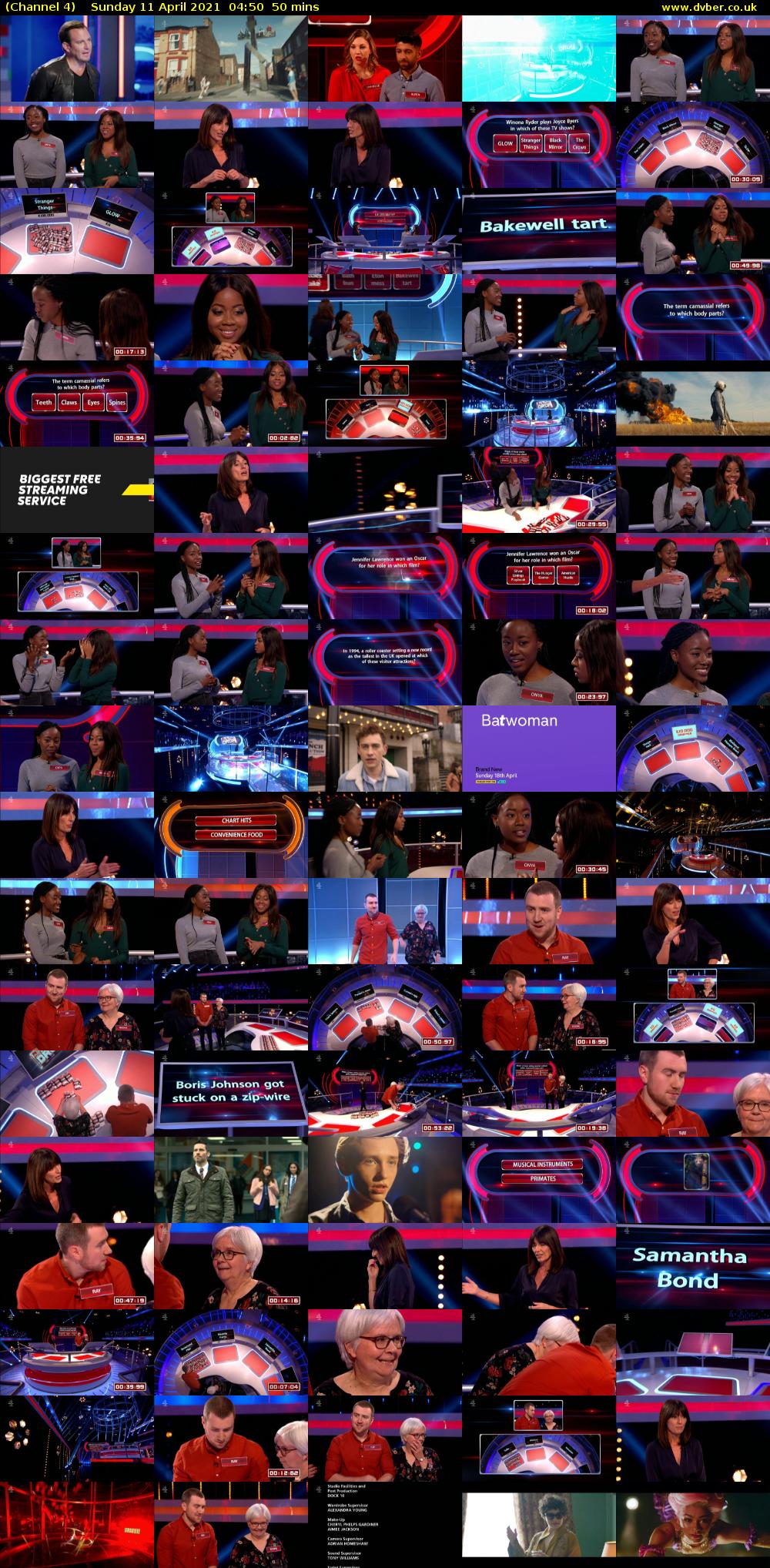 Channel 4 (Channel 4) Sunday 11 April 2021 04:50 - 05:40