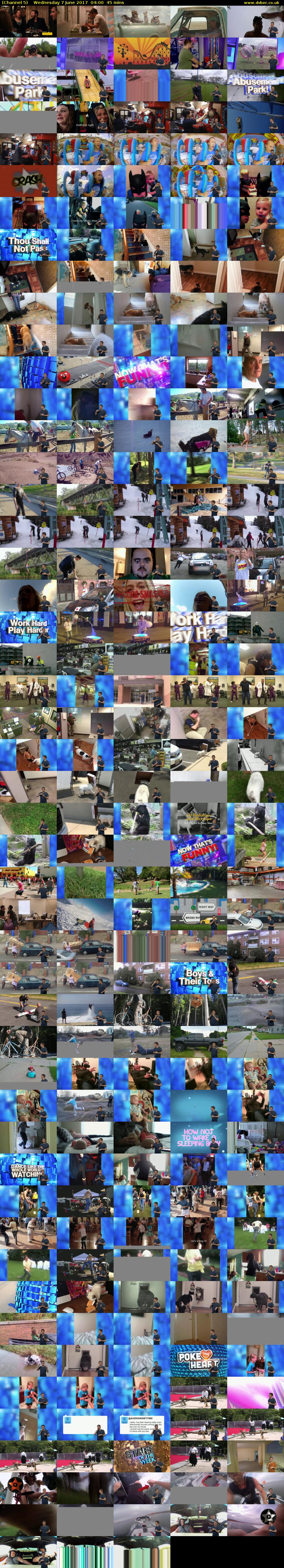 Channel 5 HD (Channel 5) Wednesday 7 June 2017 04:00 - 04:45