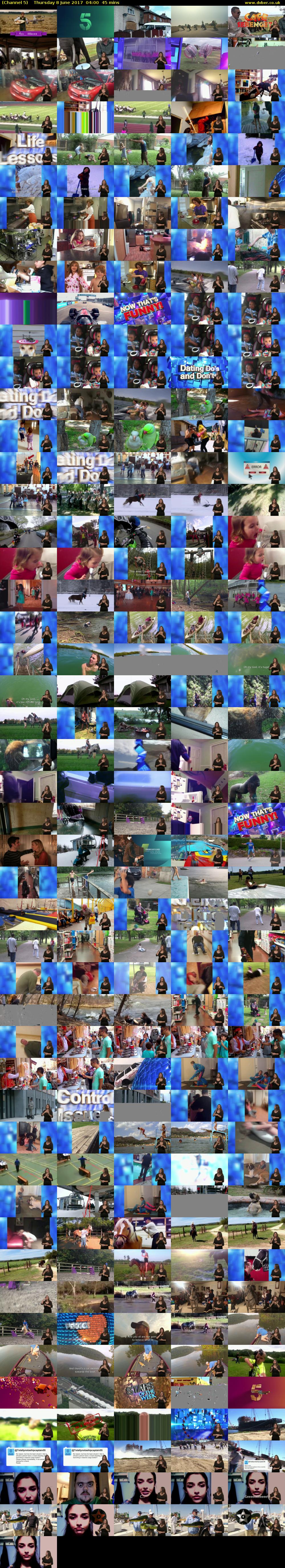 Channel 5 HD (Channel 5) Thursday 8 June 2017 04:00 - 04:45