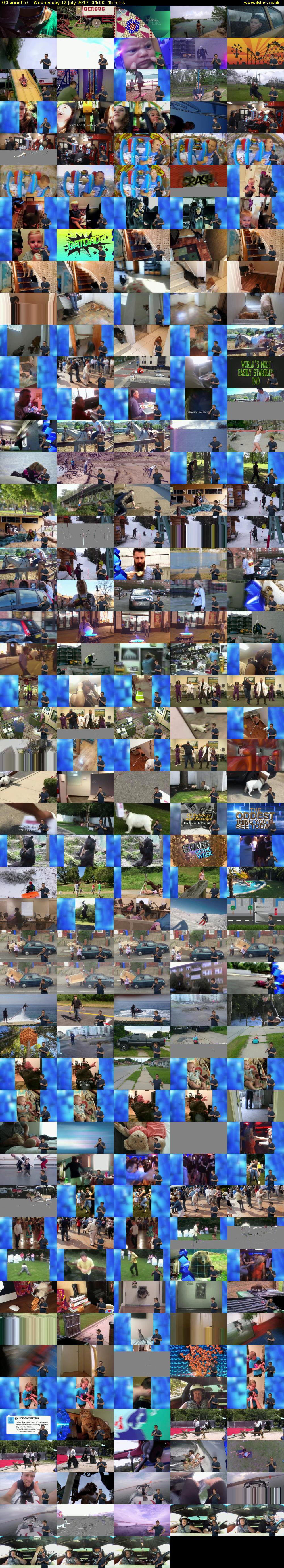 Channel 5 HD (Channel 5) Wednesday 12 July 2017 04:00 - 04:45