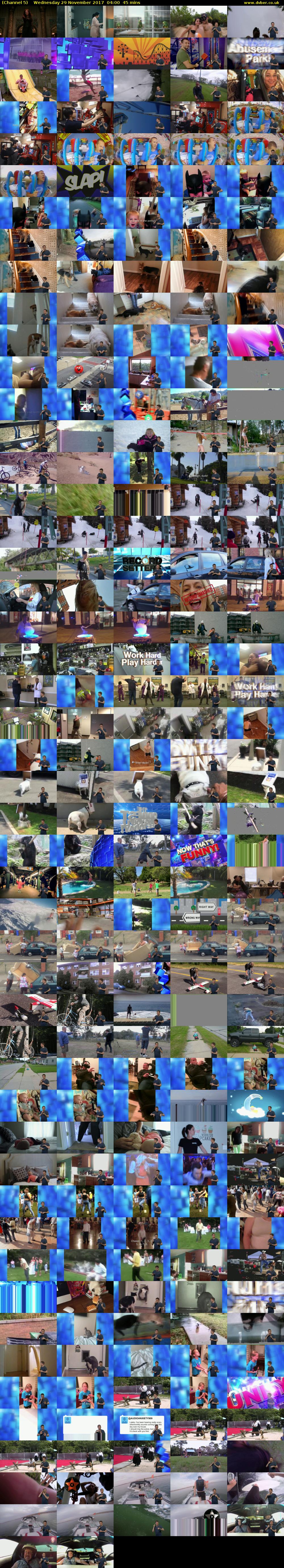 Channel 5 HD (Channel 5) Wednesday 29 November 2017 04:00 - 04:45